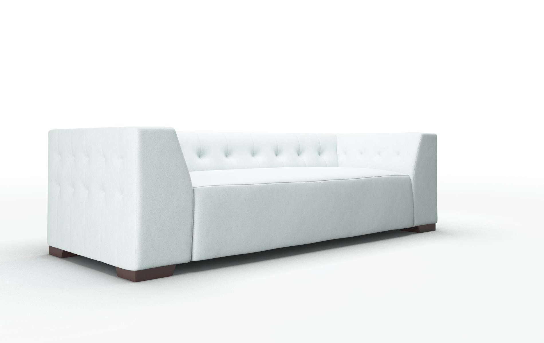 Palermo Clyde Cornflower Sofa espresso legs 2