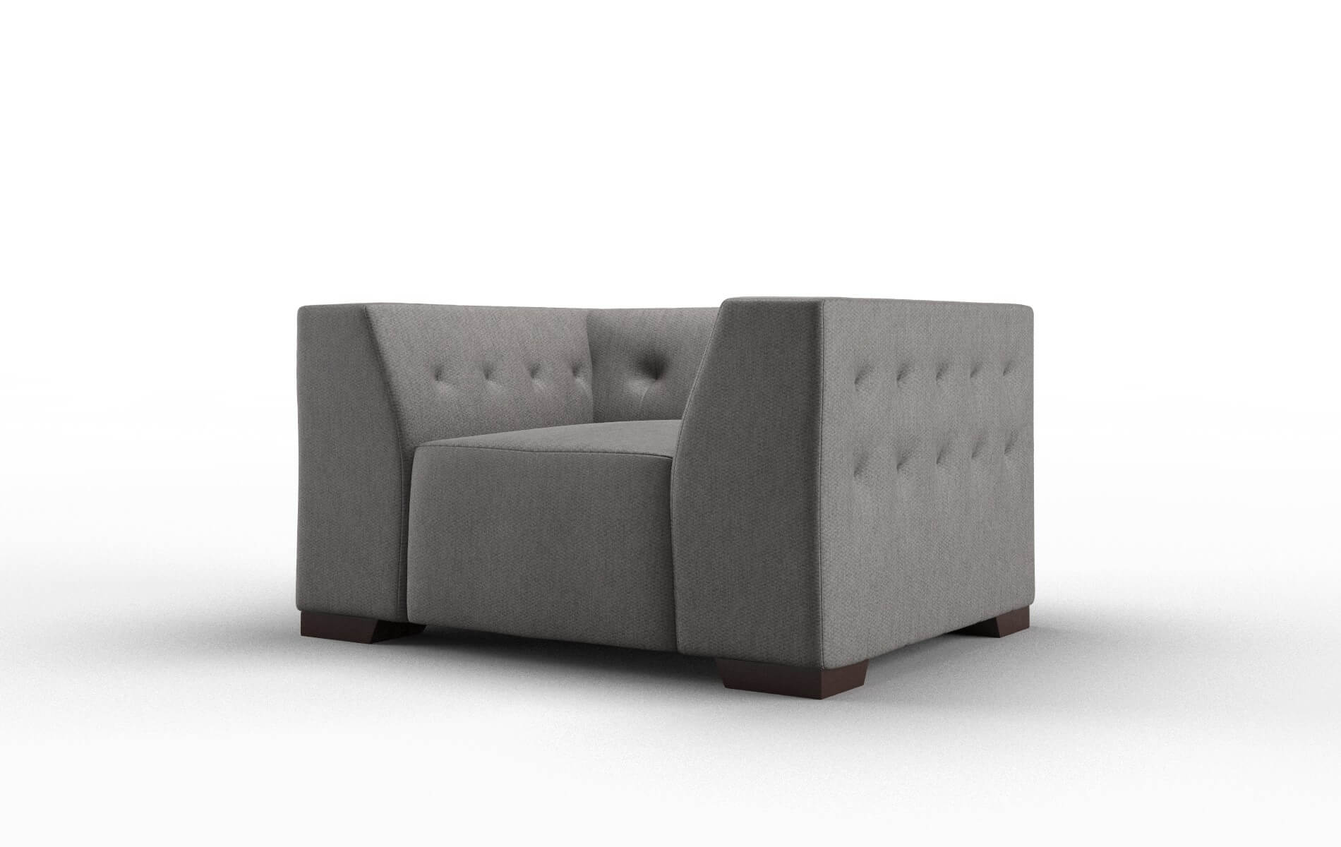 Palermo Cosmo Charcoal Chair espresso legs 4