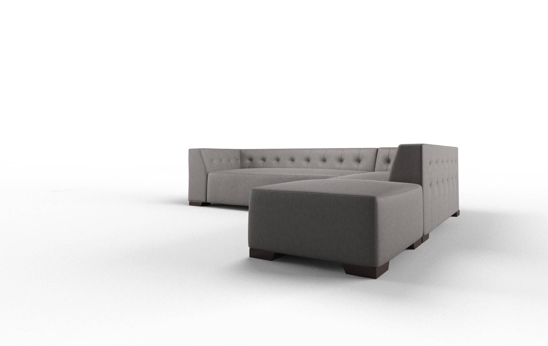 Palermo Cosmo Charcoal Panel espresso legs 4