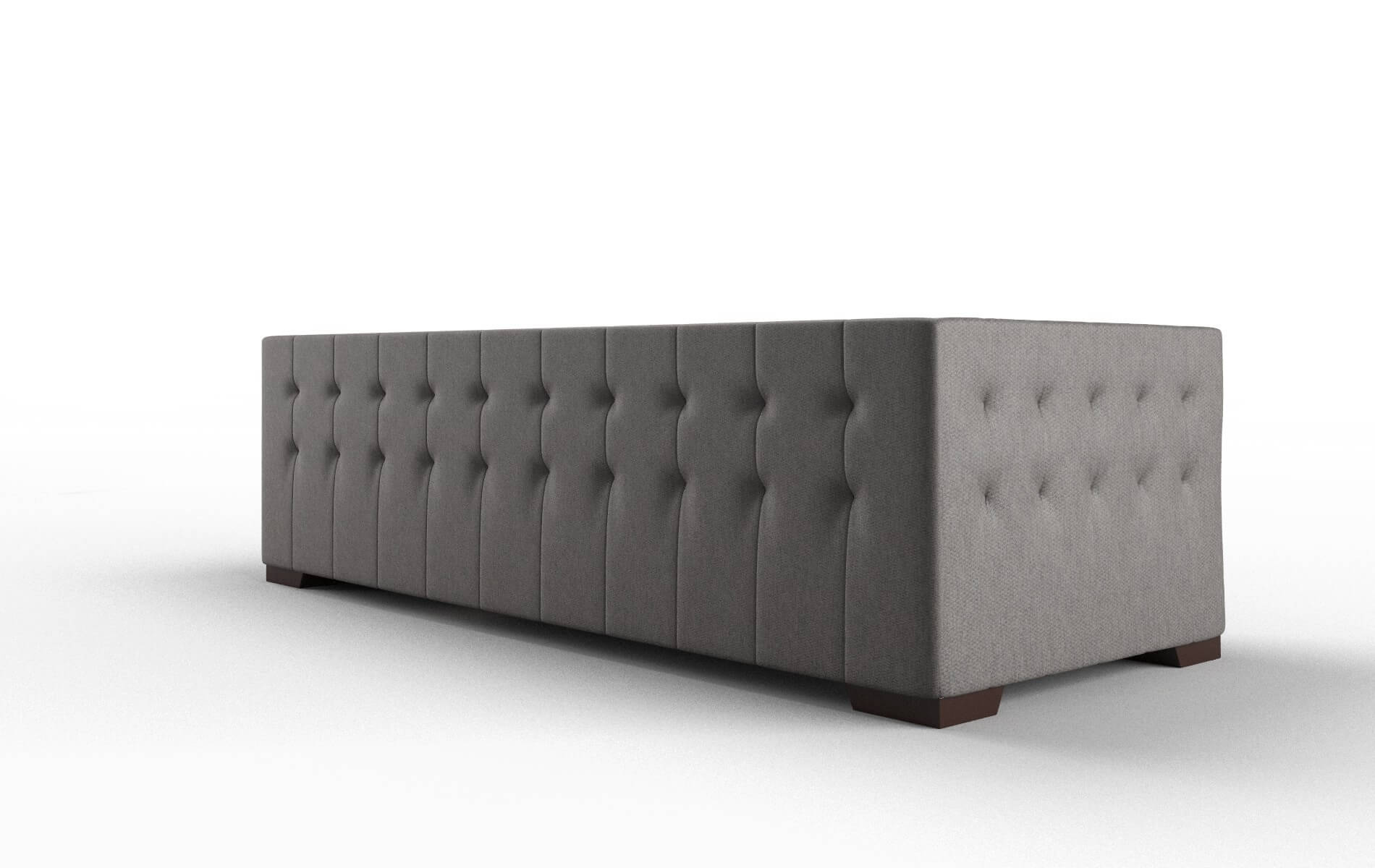 Palermo Cosmo Charcoal Sofa espresso legs 5