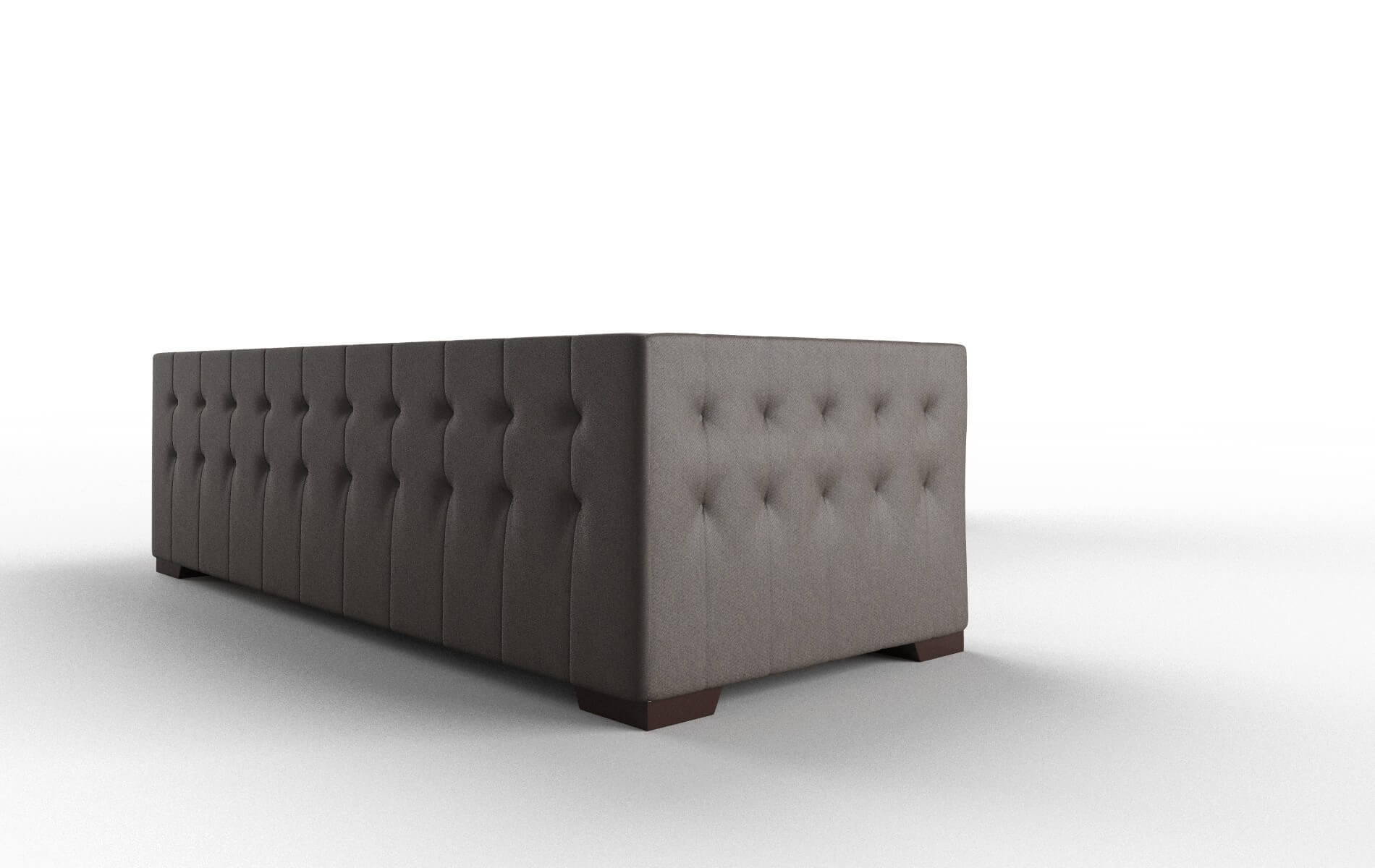 Palermo Cosmo Chocolate Sectional espresso legs 3