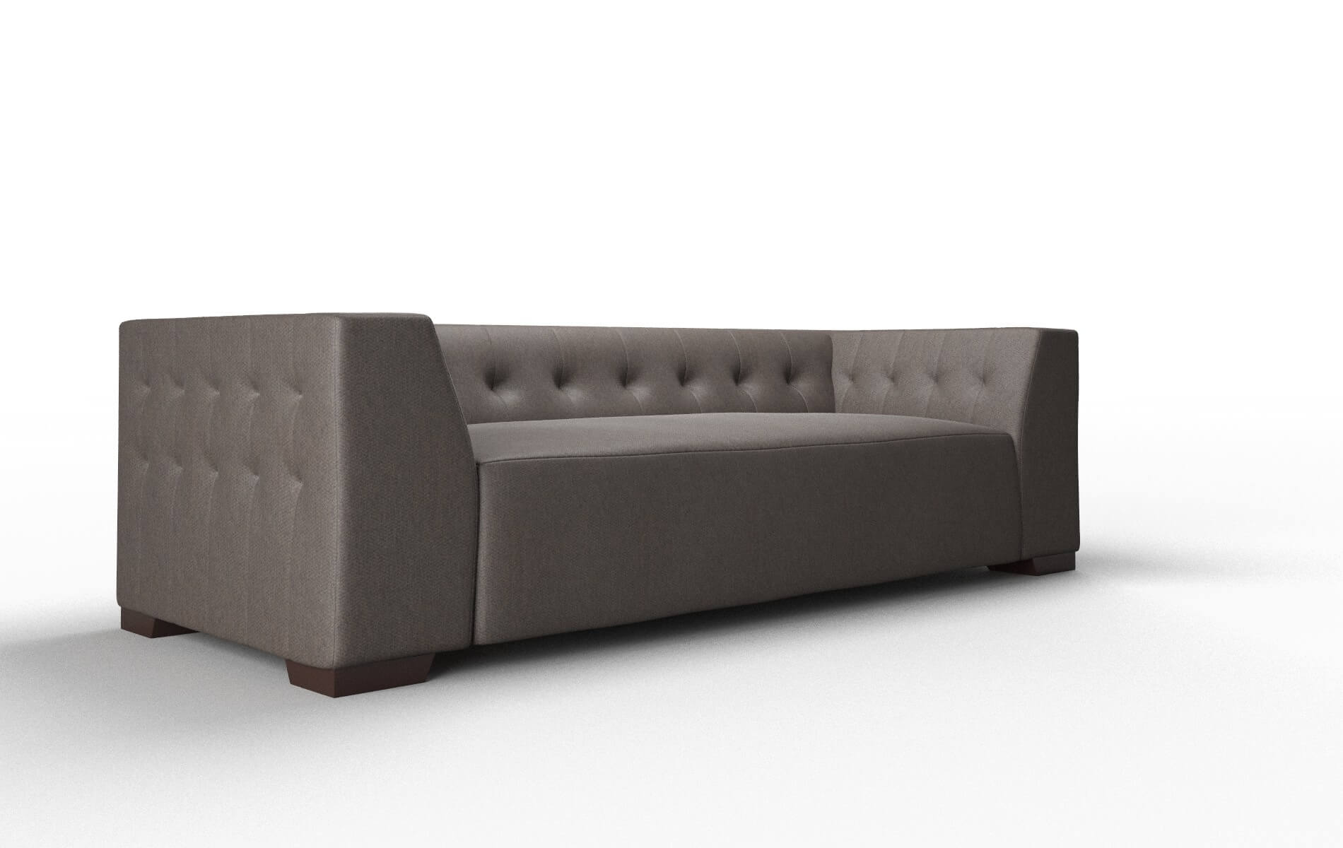 Palermo Cosmo Chocolate Sofa espresso legs 2