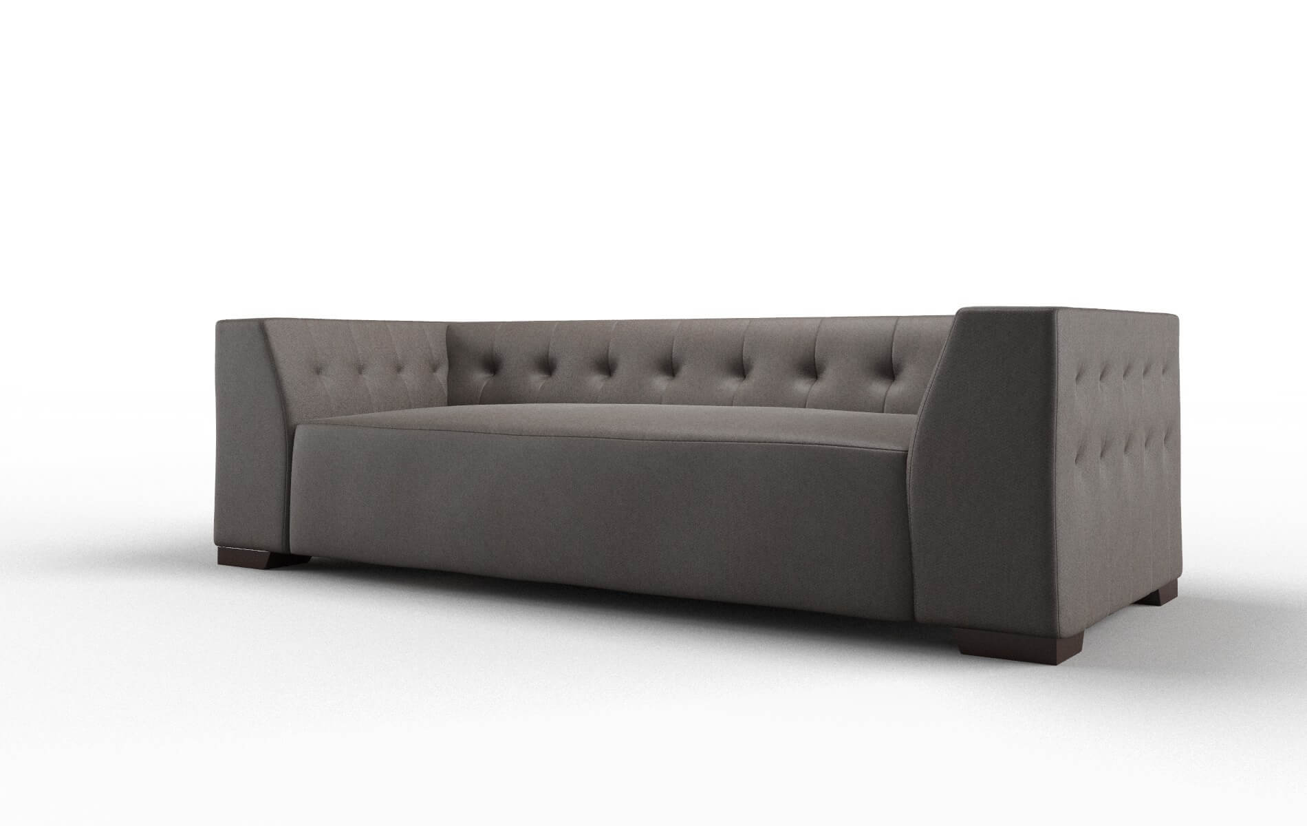 Palermo Cosmo Chocolate Sofa espresso legs 4