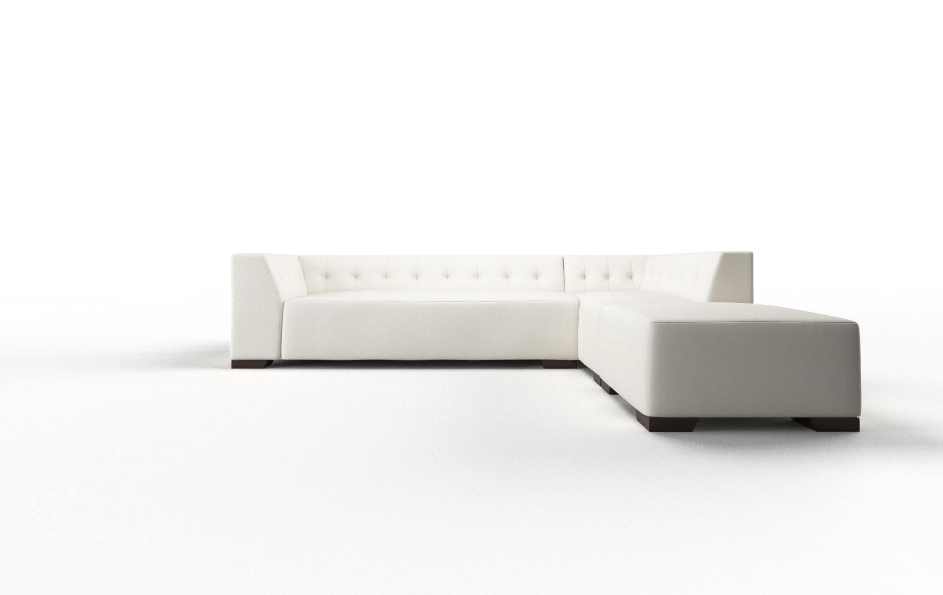Palermo Cosmo Ivory Panel espresso legs 1