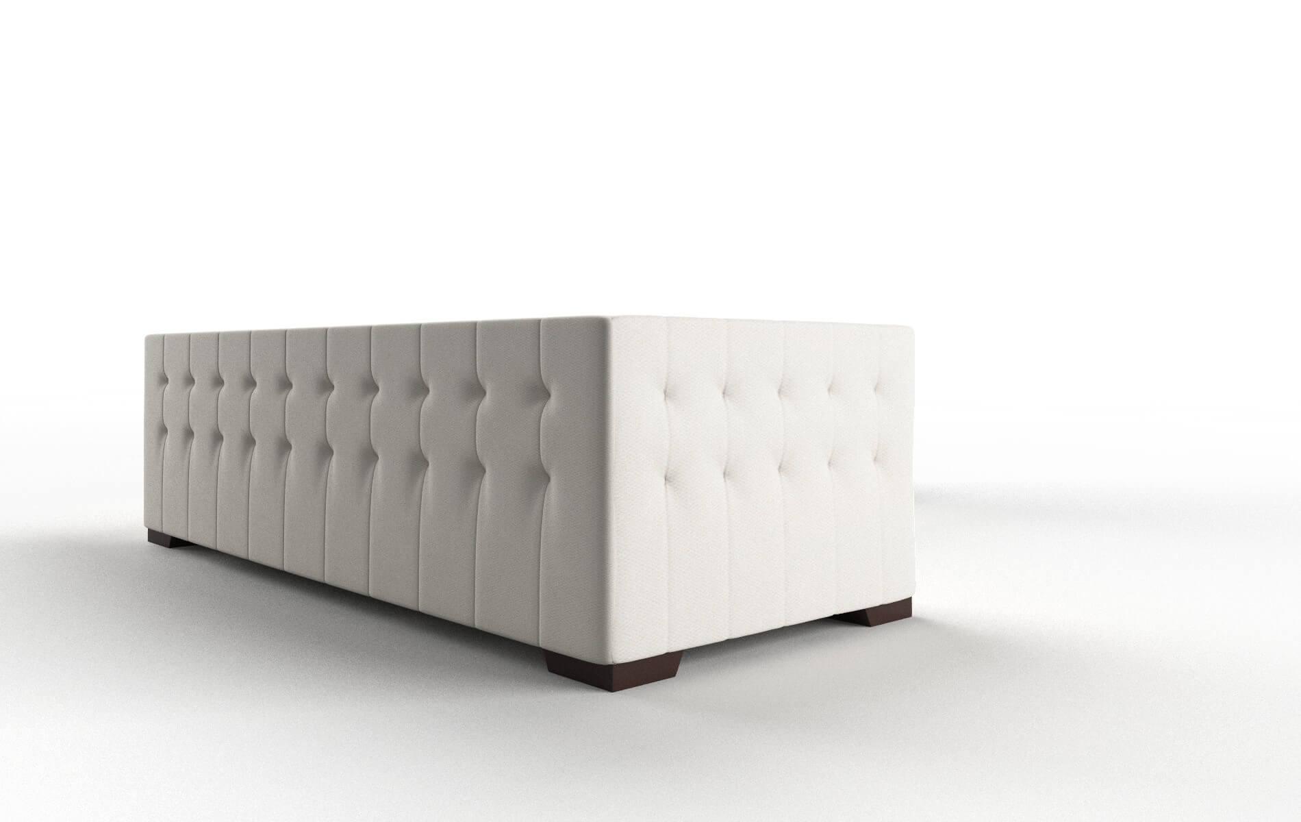 Palermo Cosmo Ivory Sectional espresso legs 3