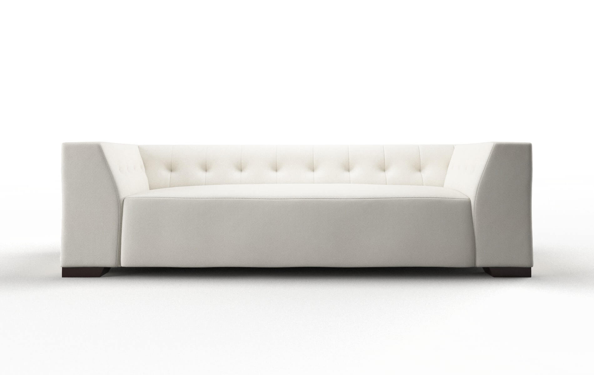 Palermo Cosmo Ivory Sofa espresso legs 1