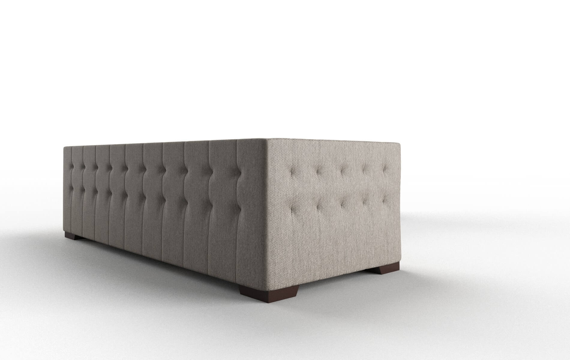 Palermo Cosmo Taupe Sectional espresso legs 3