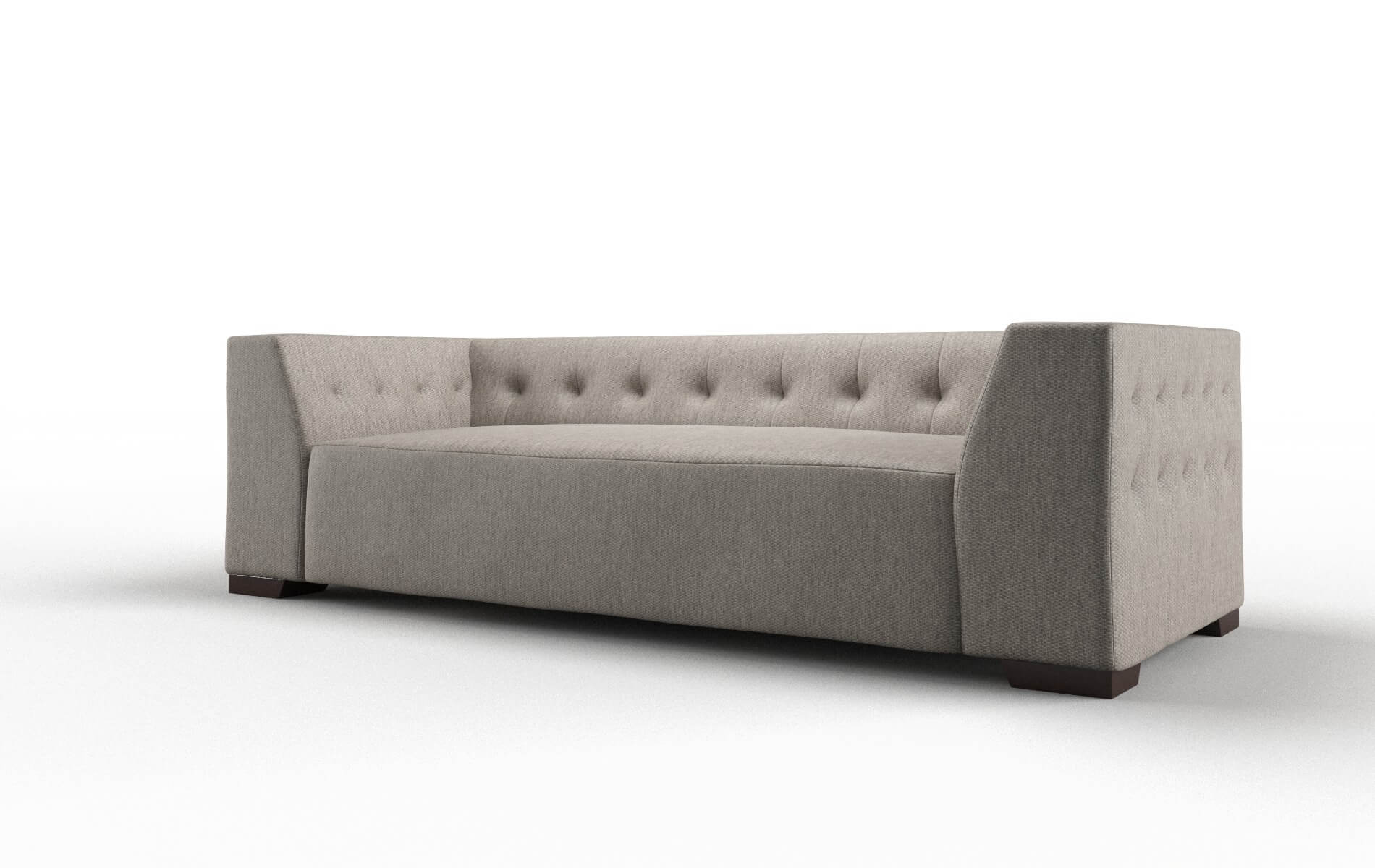 Palermo Cosmo Taupe Sofa espresso legs 4