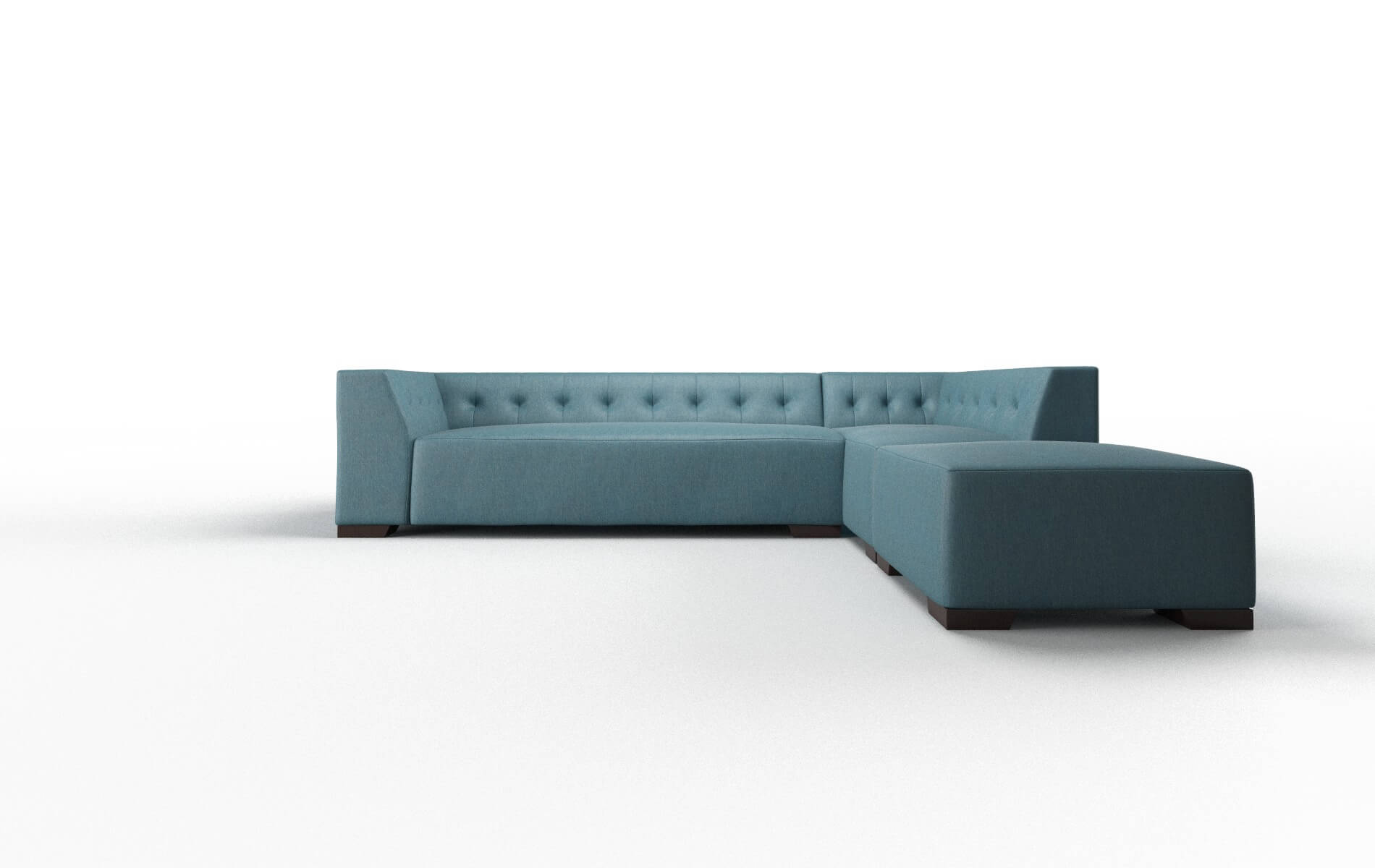 Palermo Cosmo Teal Panel espresso legs 1