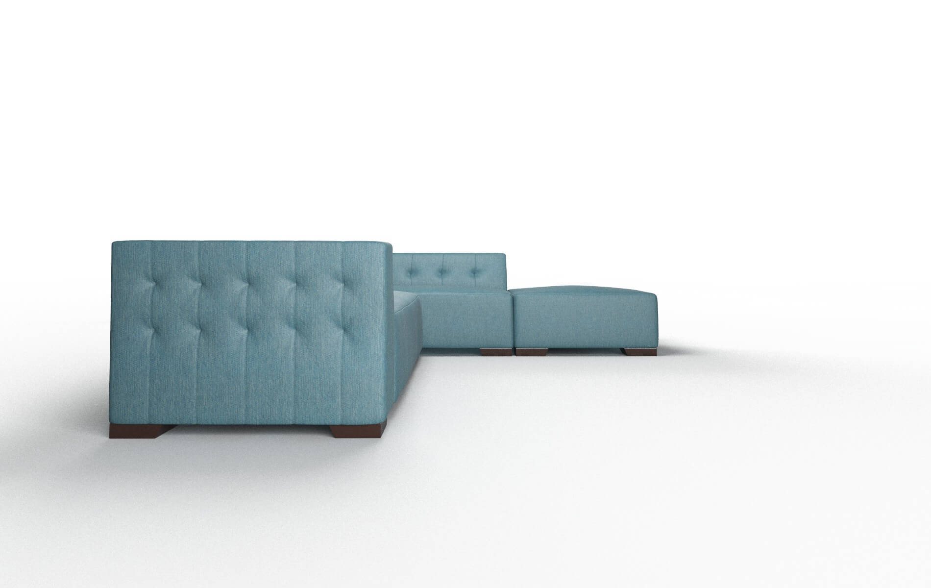 Palermo Cosmo Teal Panel espresso legs 3