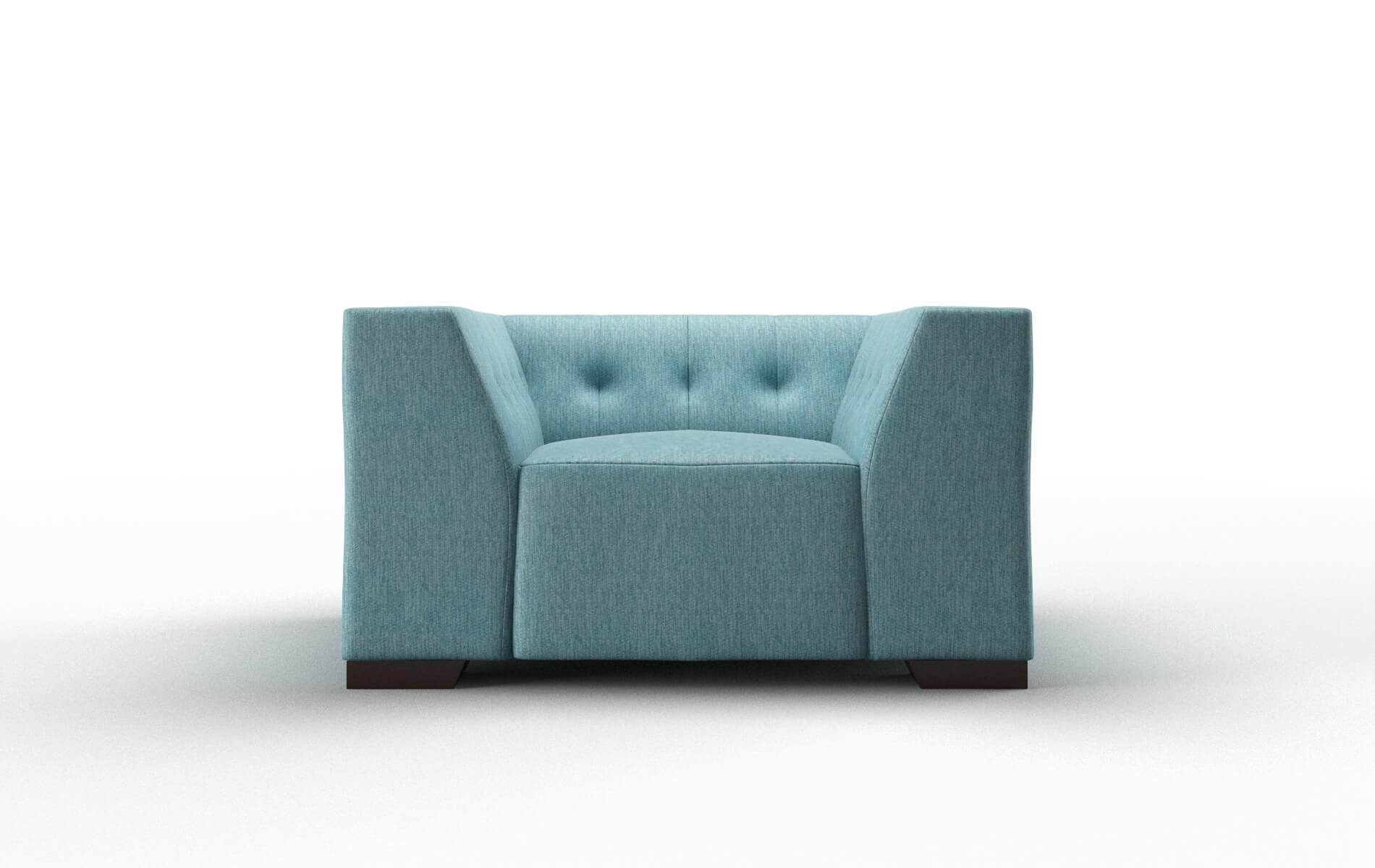 Palermo Cosmo Turquoise Chair espresso legs 1