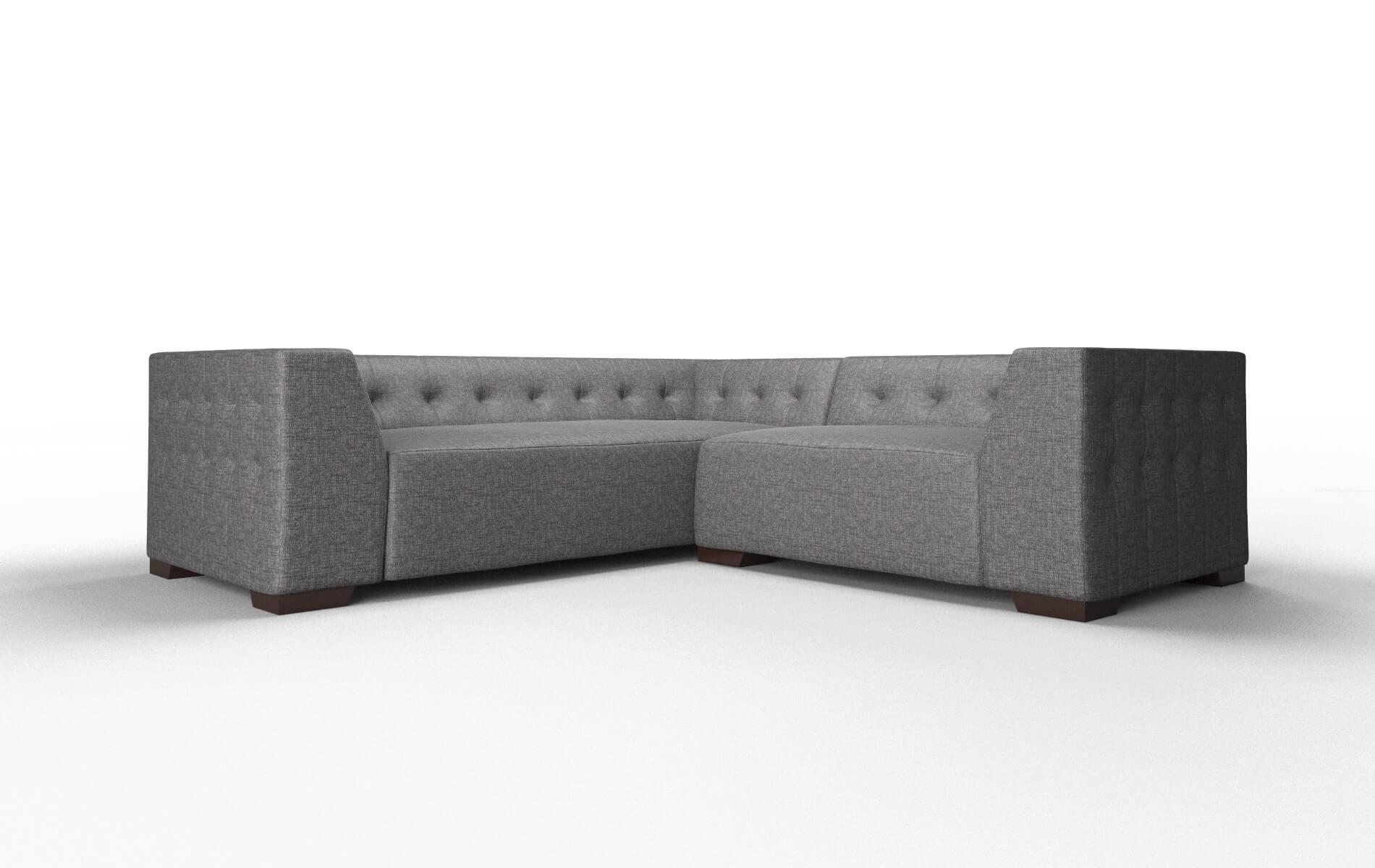Palermo Curious Eclipse Sectional espresso legs 1
