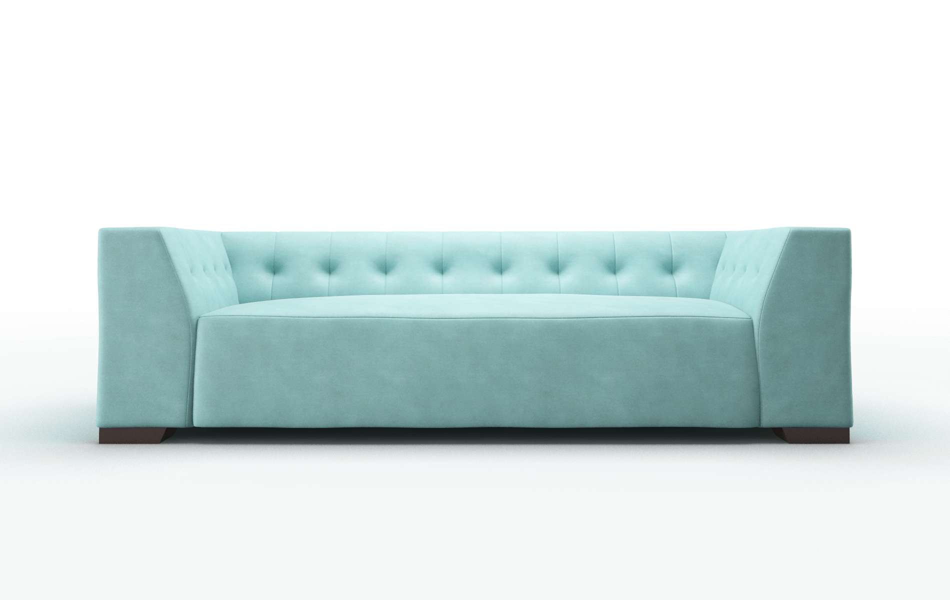Palermo Curious turquoise Sofa Espresso Legs  1