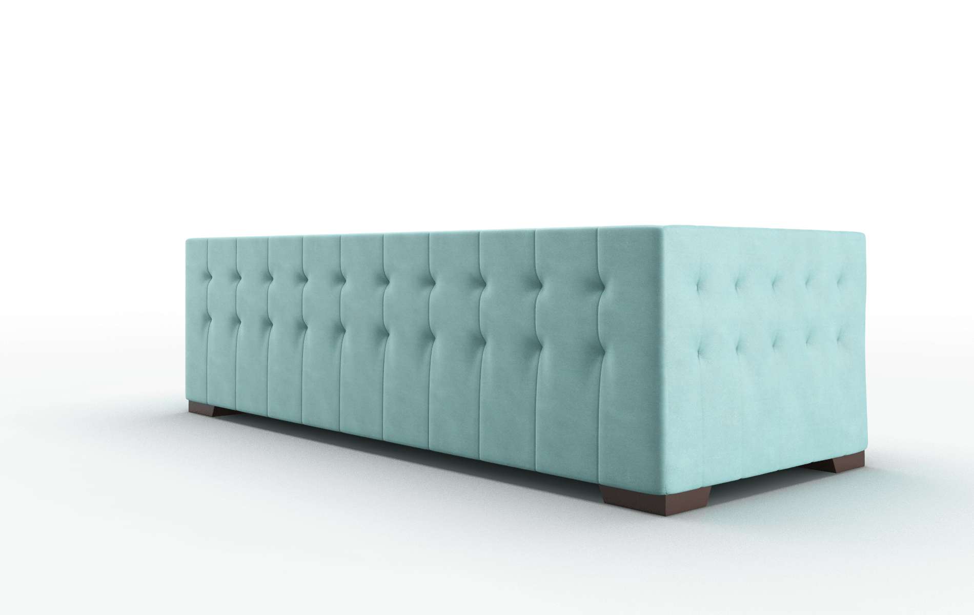 Palermo Curious Turquoise Sofa espresso legs 5