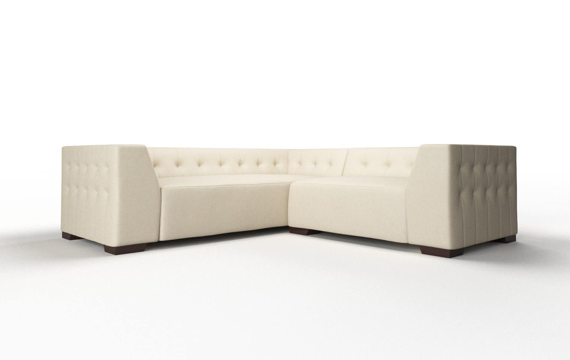 Palermo Dream_d Almond Sectional espresso legs 1