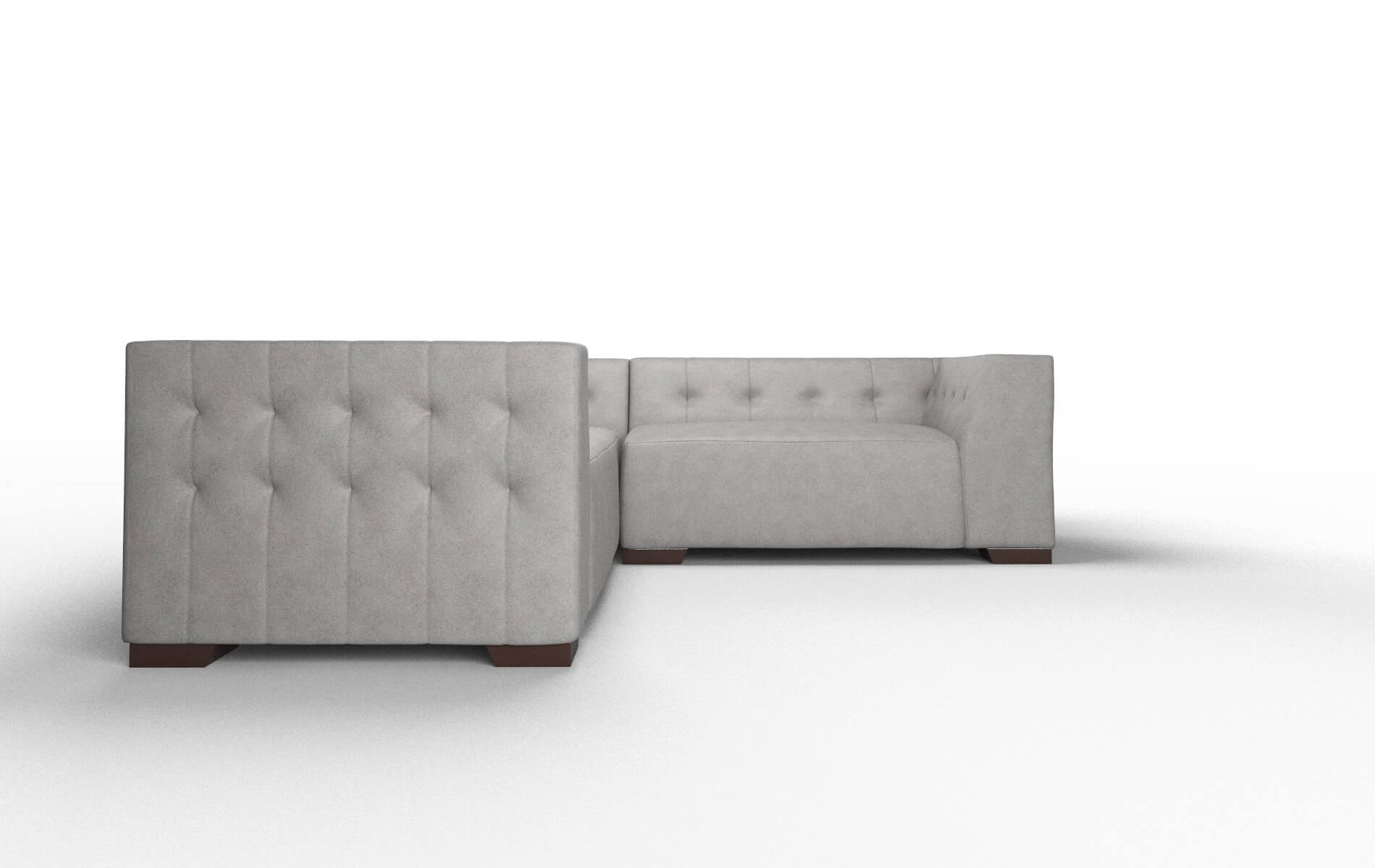 Palermo Dream_d Charcoal Sectional espresso legs 2