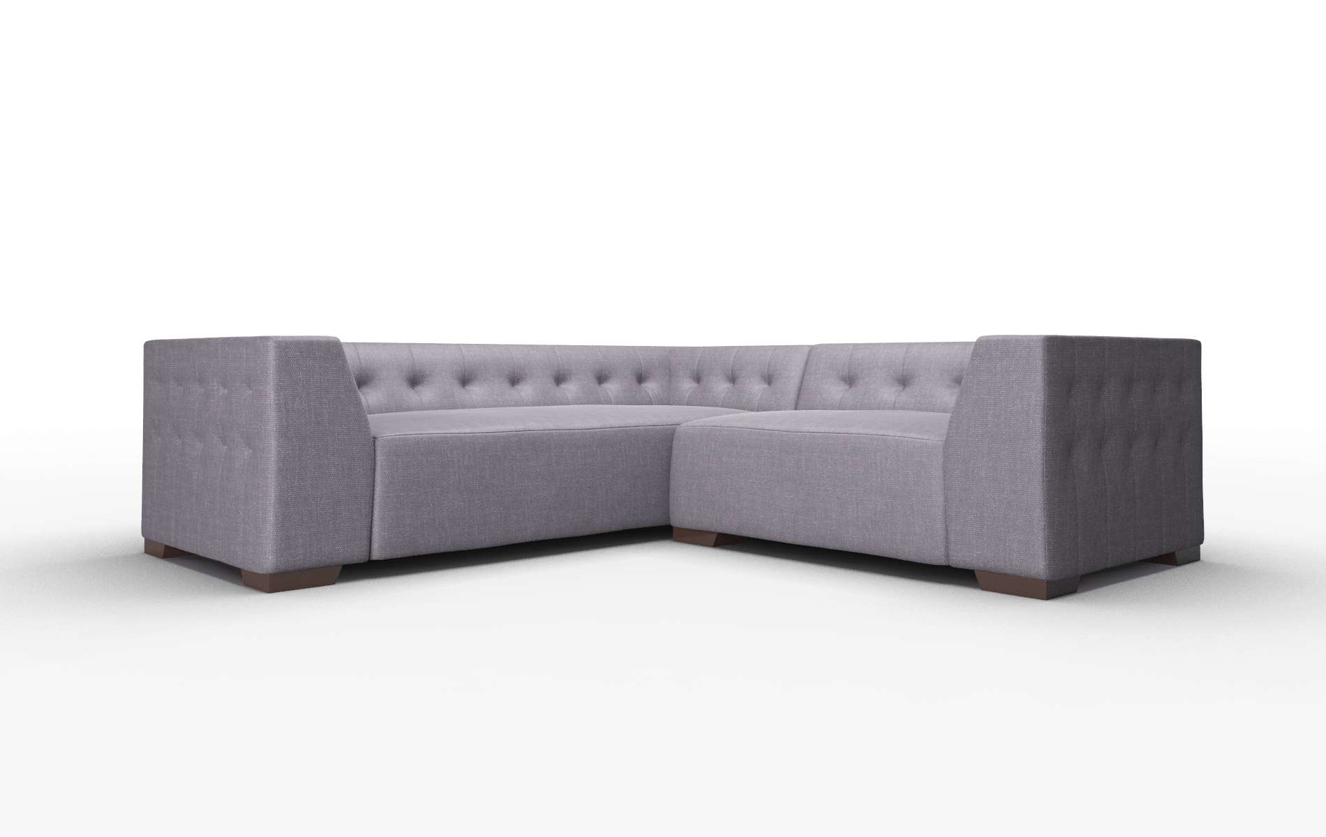 Palermo Durham Ink Sectional espresso legs 1