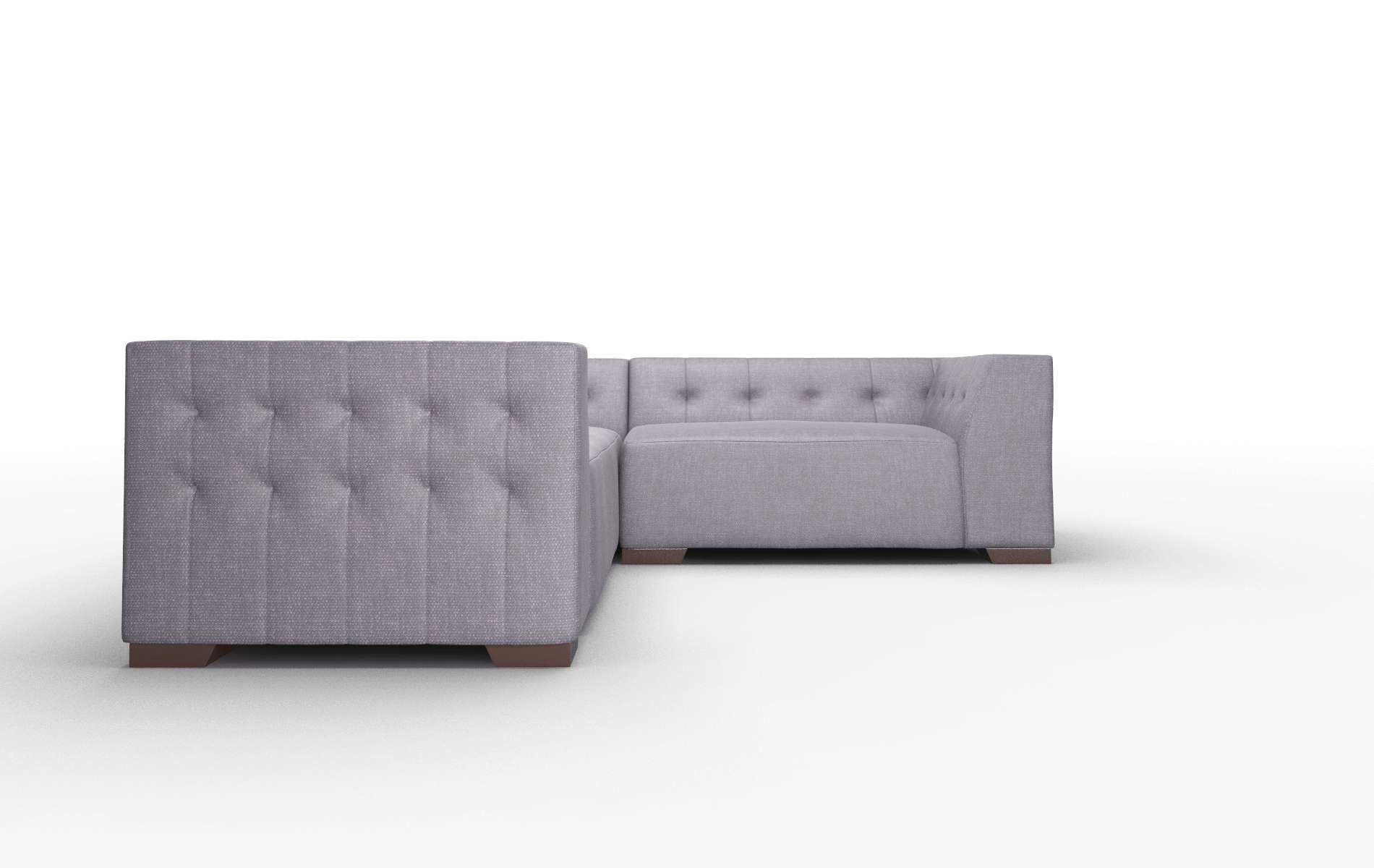 Palermo Durham Ink Sectional espresso legs 2