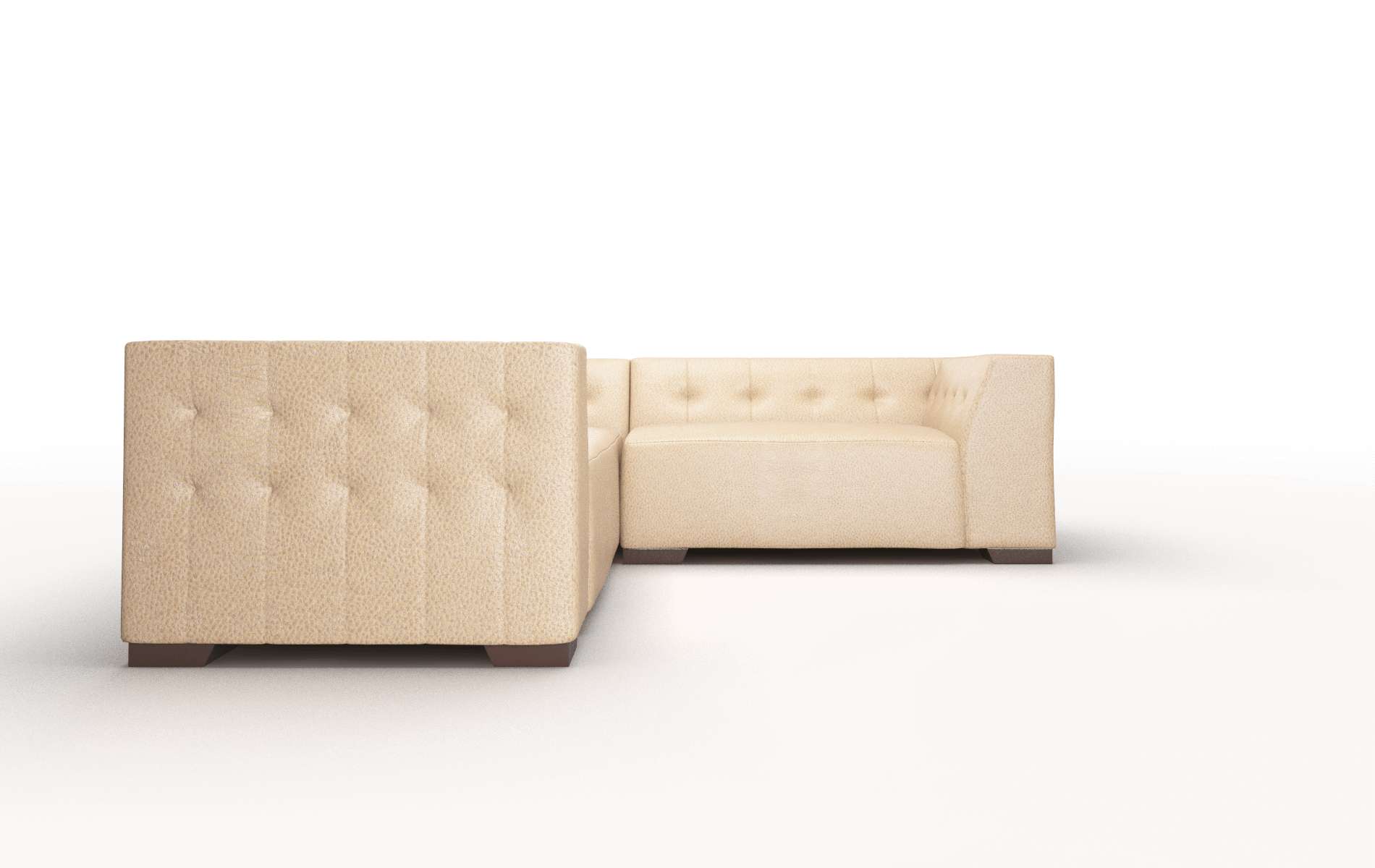 Palermo Ford Dune Sectional espresso legs 2