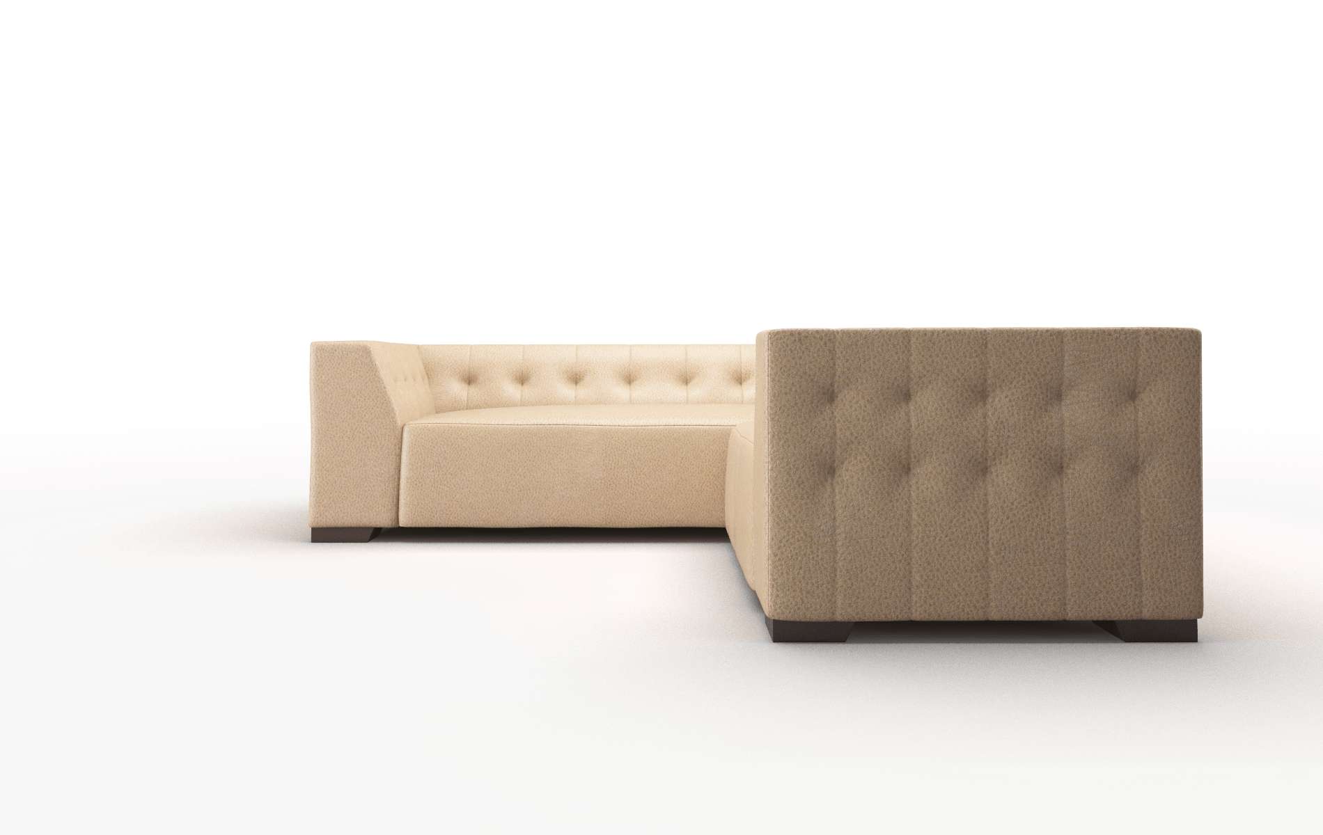 Palermo Ford Dune Sectional espresso legs 5