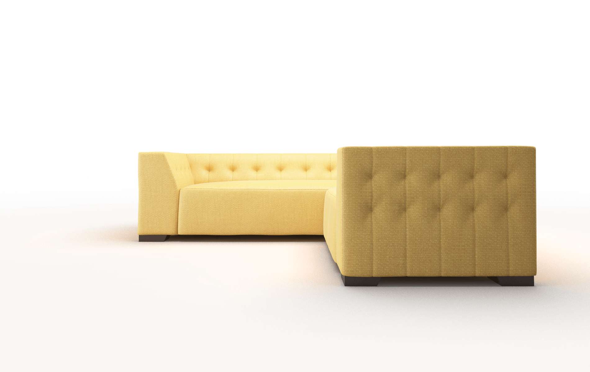 Palermo Glee Aglow Sectional espresso legs 5