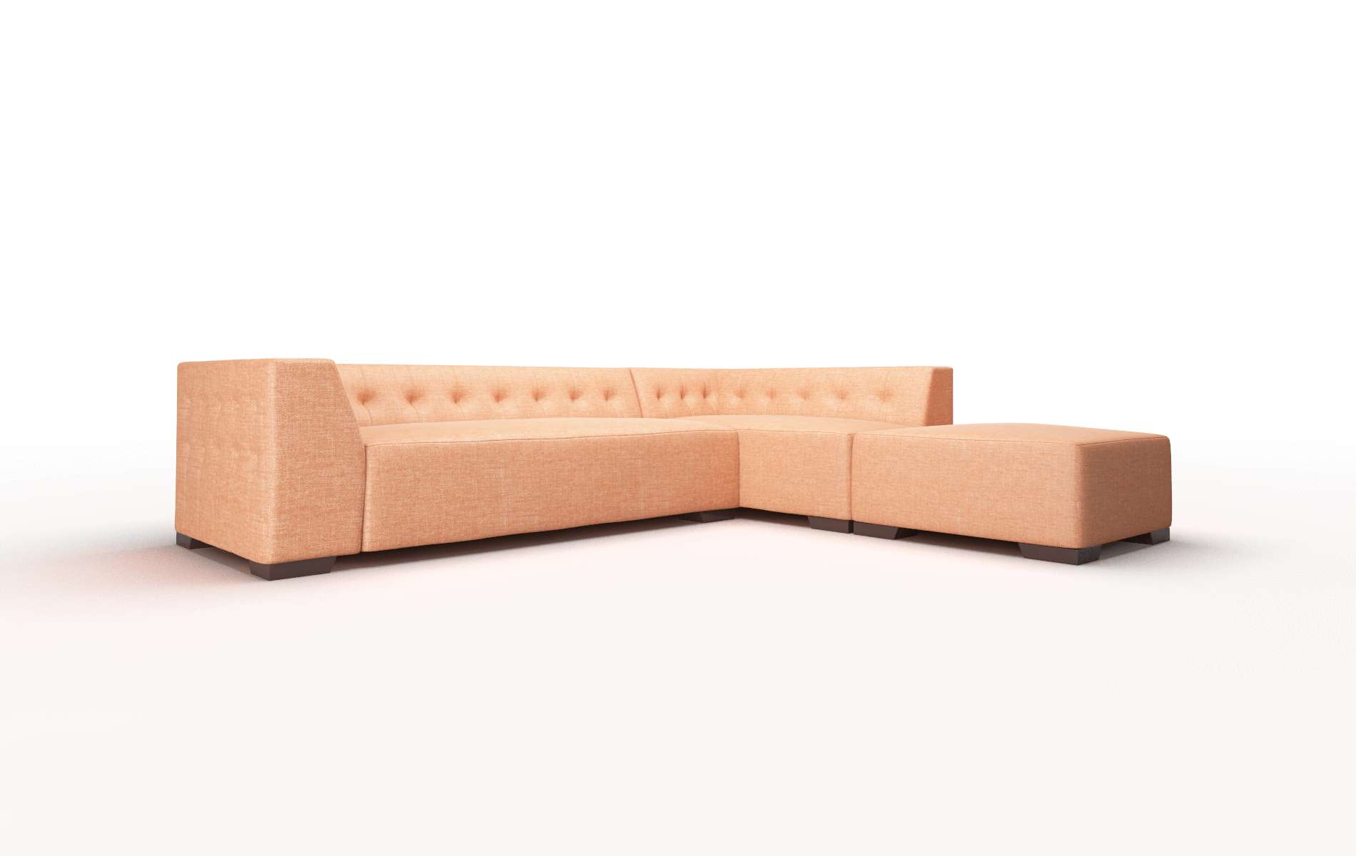 Palermo Hepburn Appricot Panel espresso legs 2