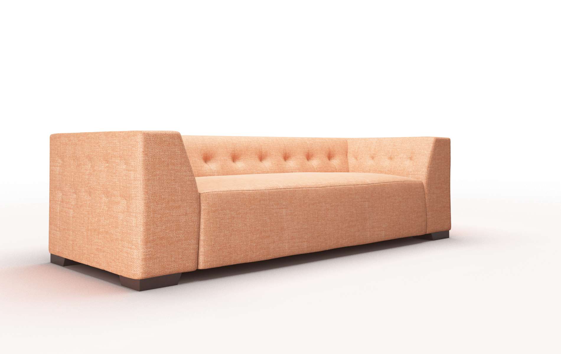 Palermo Hepburn Appricot Sofa espresso legs 2