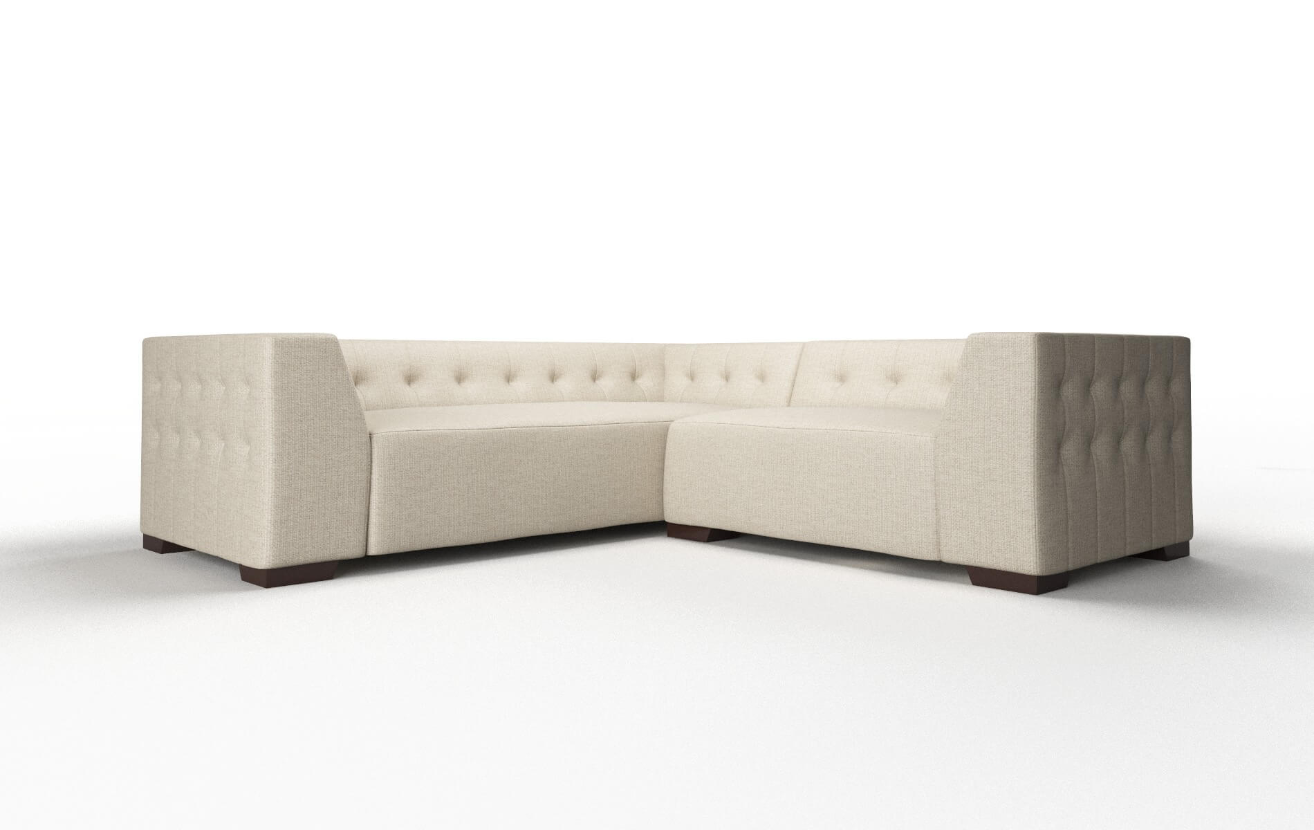 Palermo Insight Barley Sectional espresso legs 1