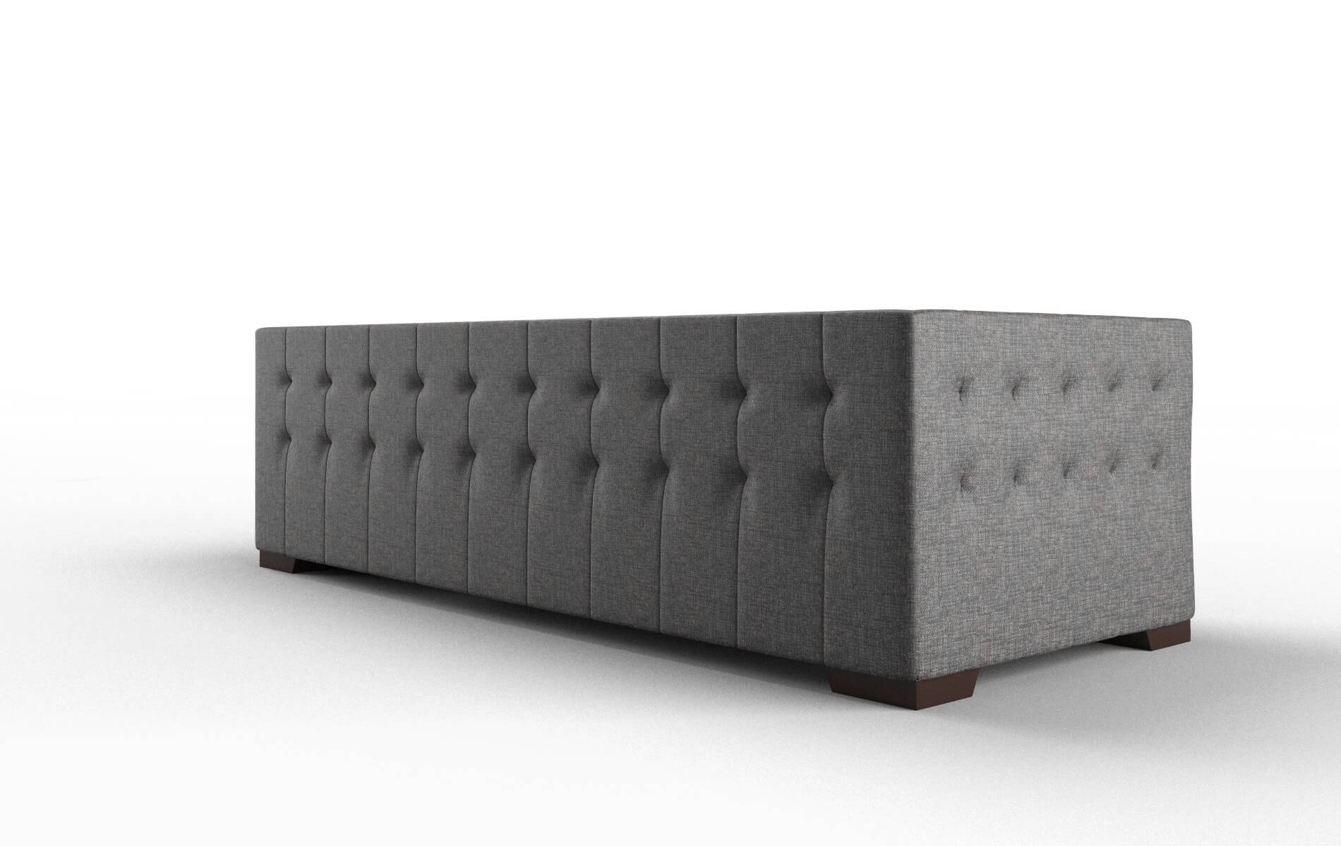 Palermo Insight Charcoal Sofa espresso legs 5