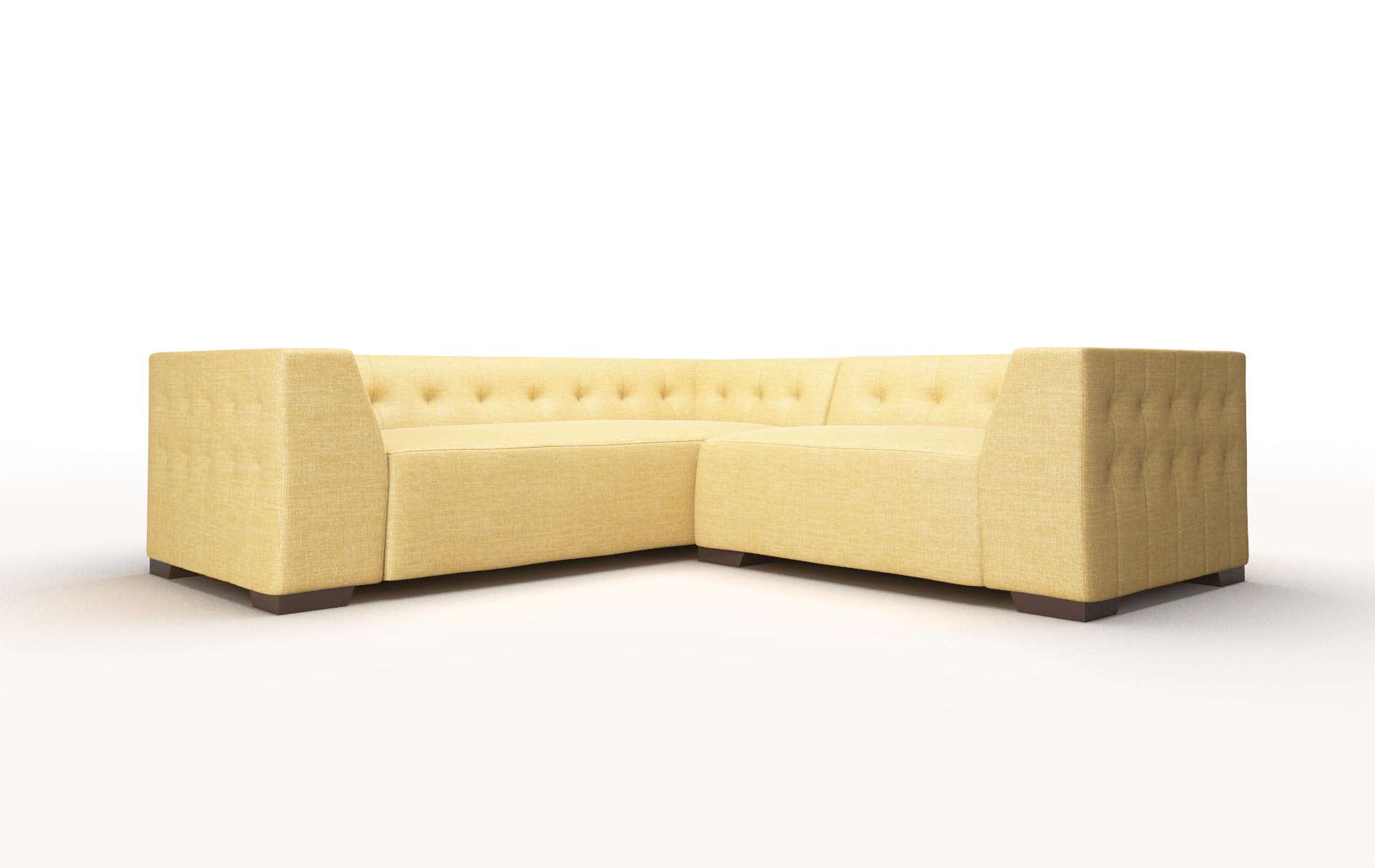 Palermo Insight Citronella Sectional espresso legs 1