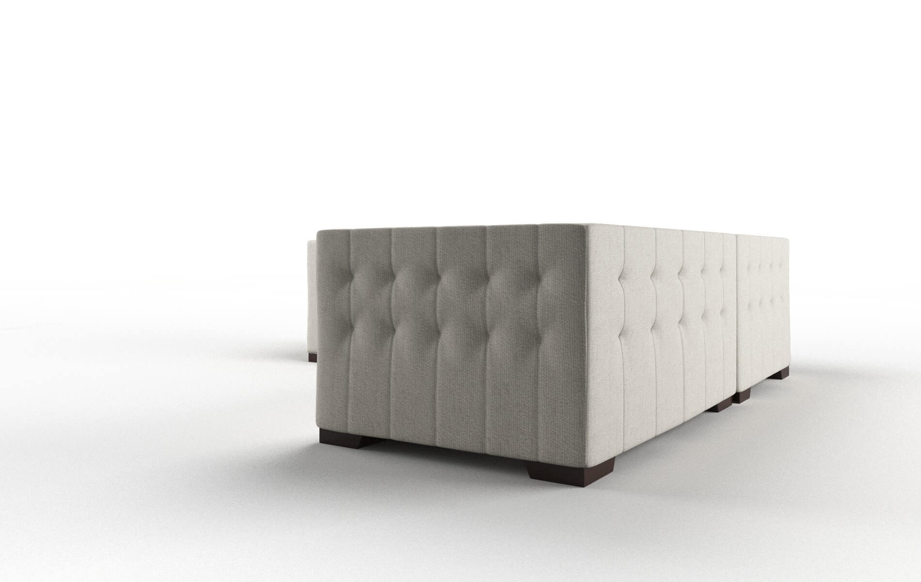 Palermo Insight Dove Sectional espresso legs 4