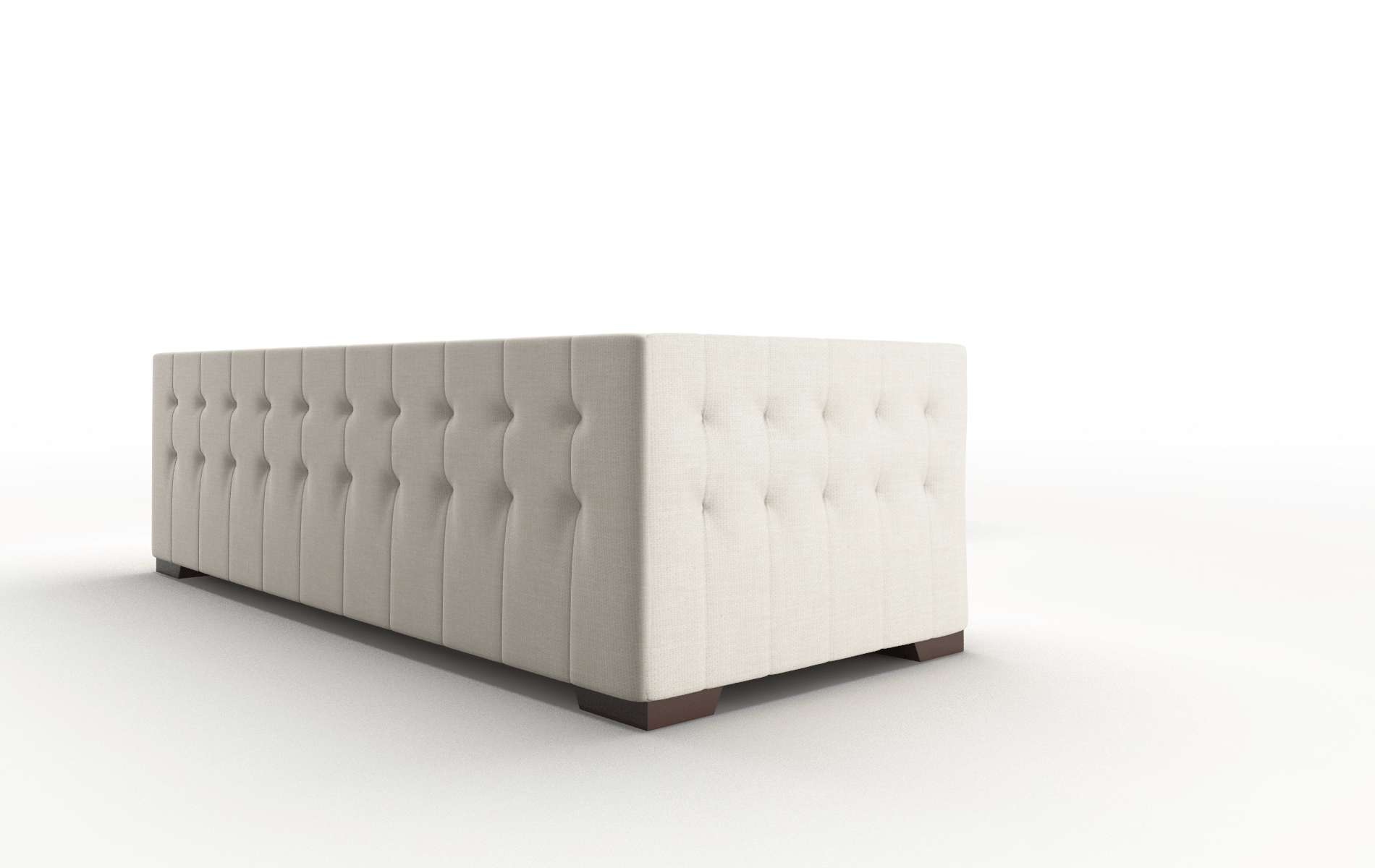 Palermo Keylargo Almond Sectional espresso legs 3