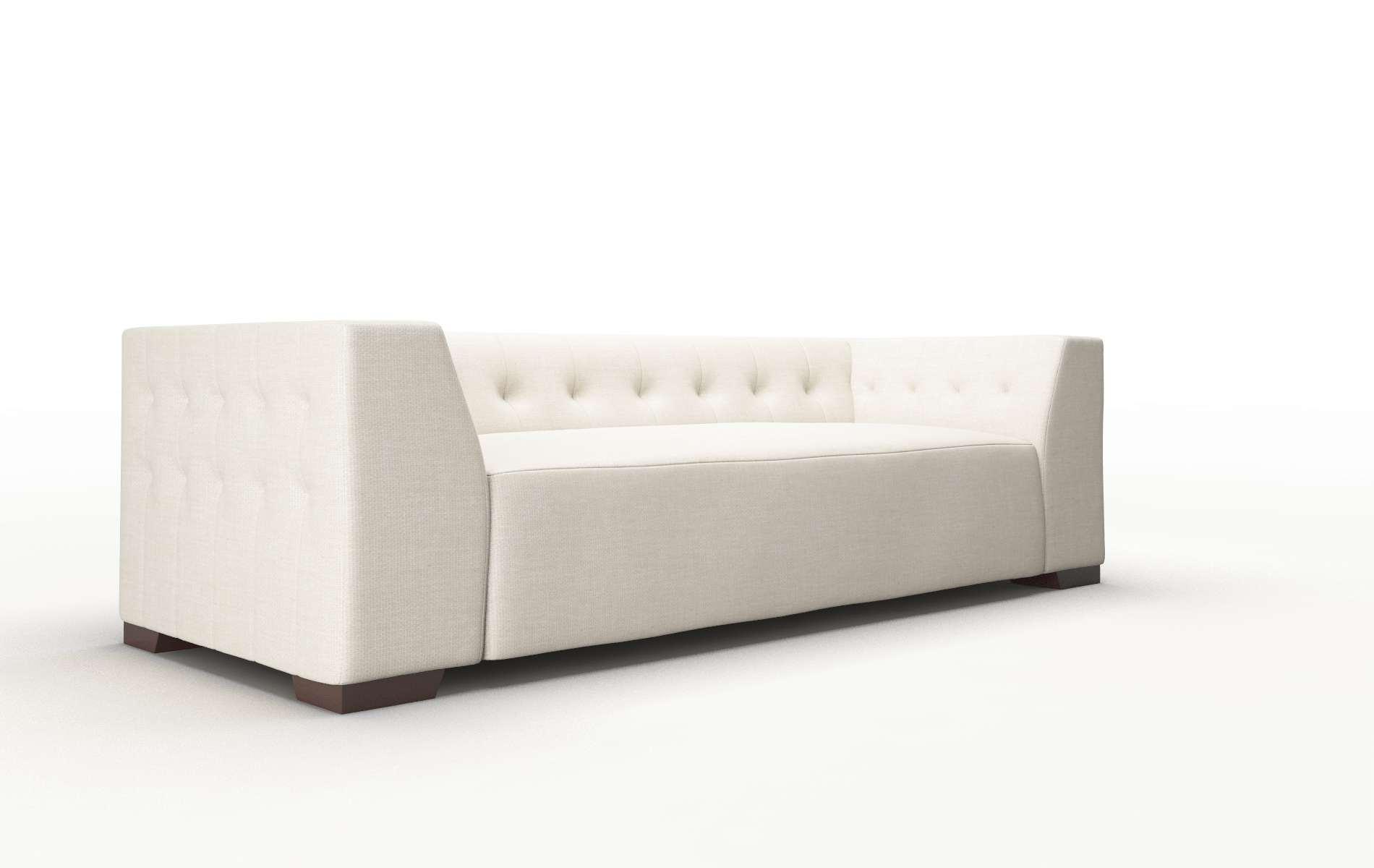 Palermo Keylargo Almond Sofa espresso legs 2