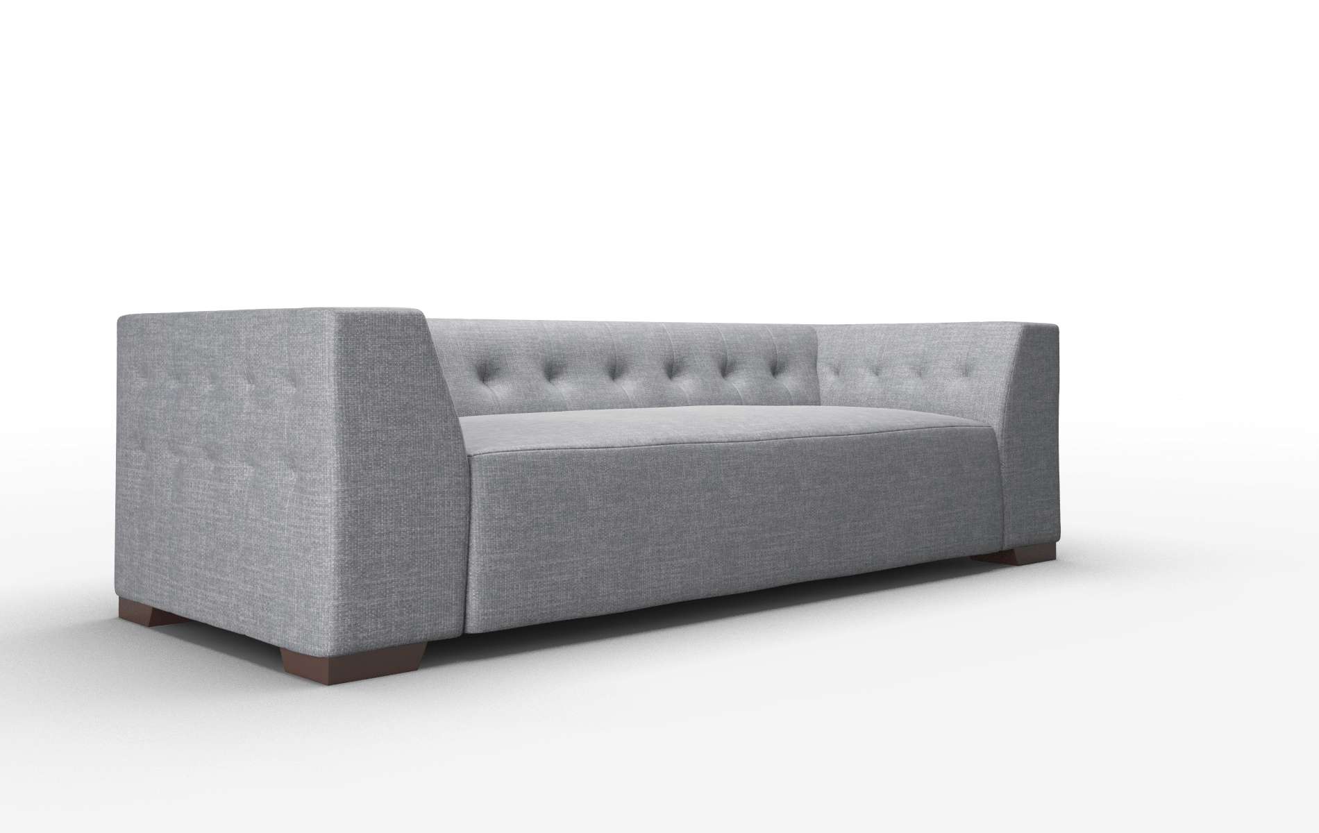 Palermo Keylargo Graphite Sofa espresso legs 2