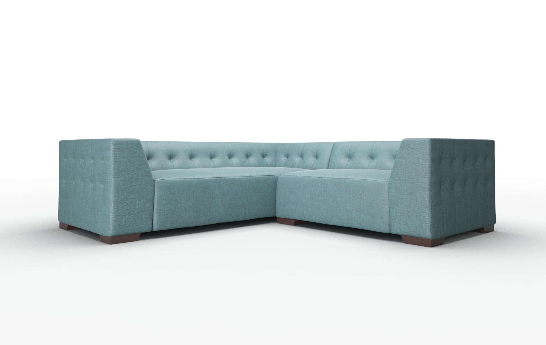 Palermo Keylargo Zenithteal Sectional espresso legs 1