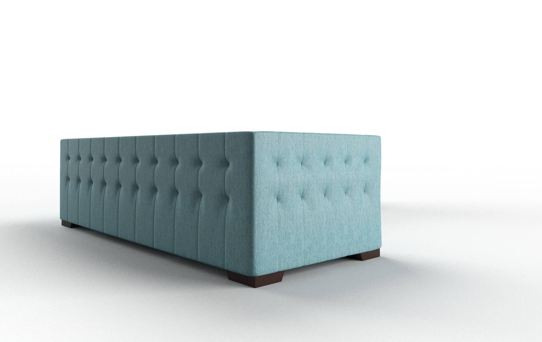 Palermo Lana Peacock Sectional espresso legs 3