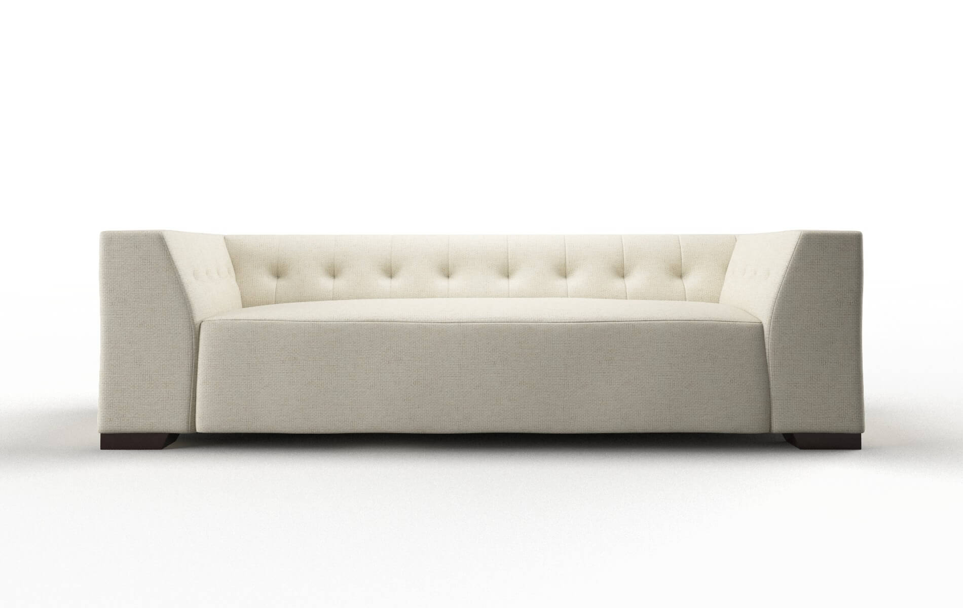 Palermo Lana Sand Sofa espresso legs 1