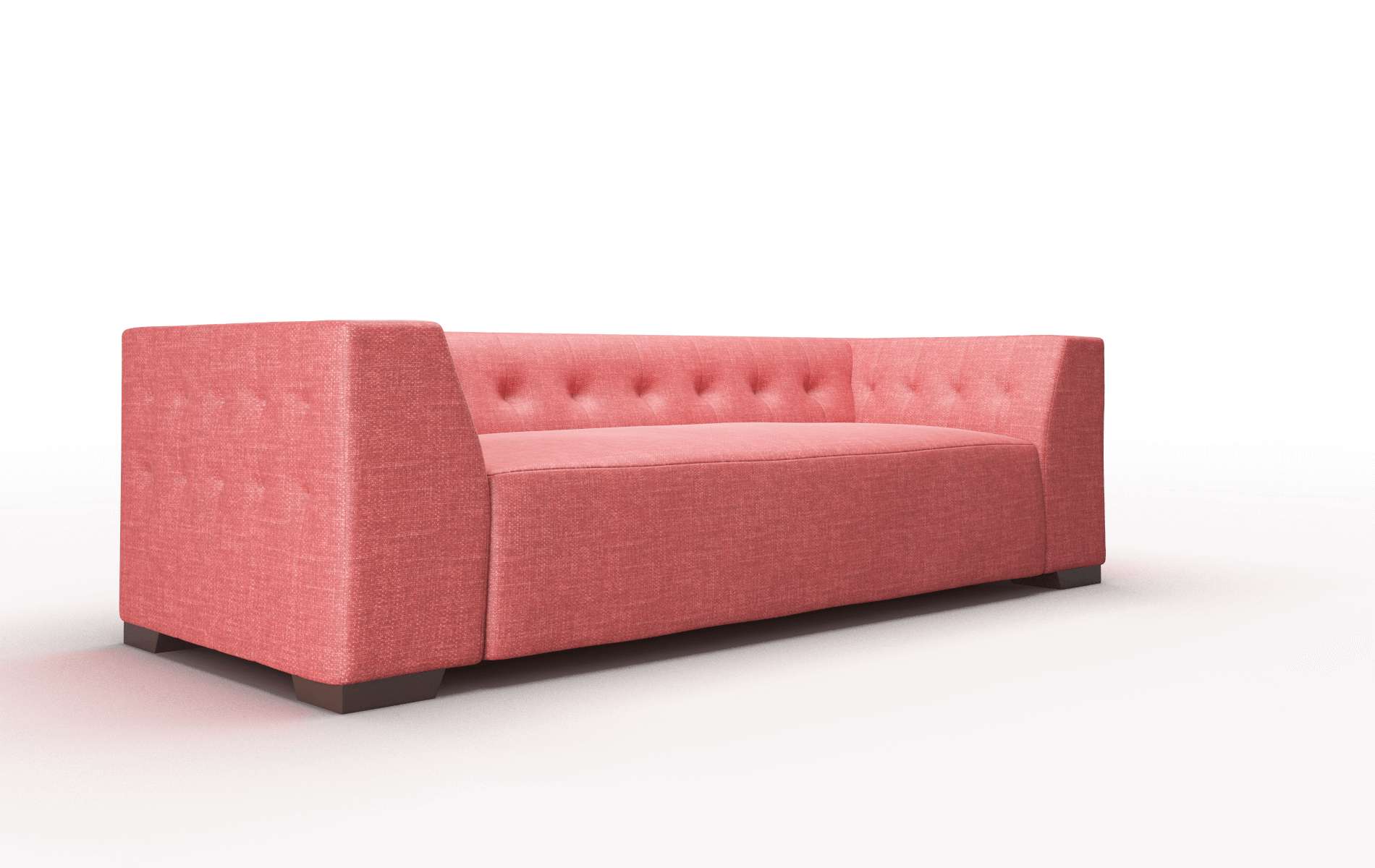 Palermo Leslie Poppy Sofa espresso legs 2