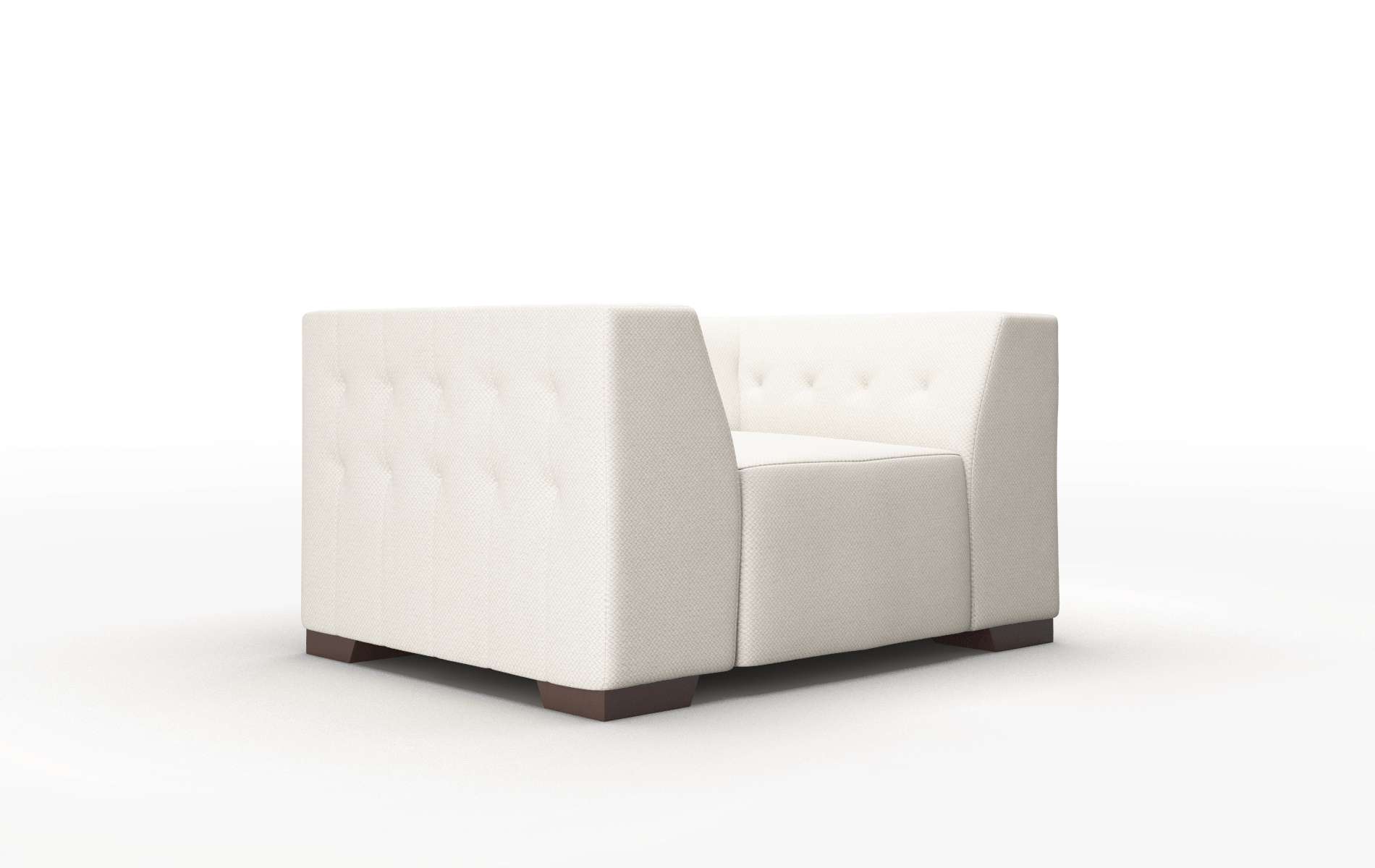 Palermo Malibu Linen Chair espresso legs 2