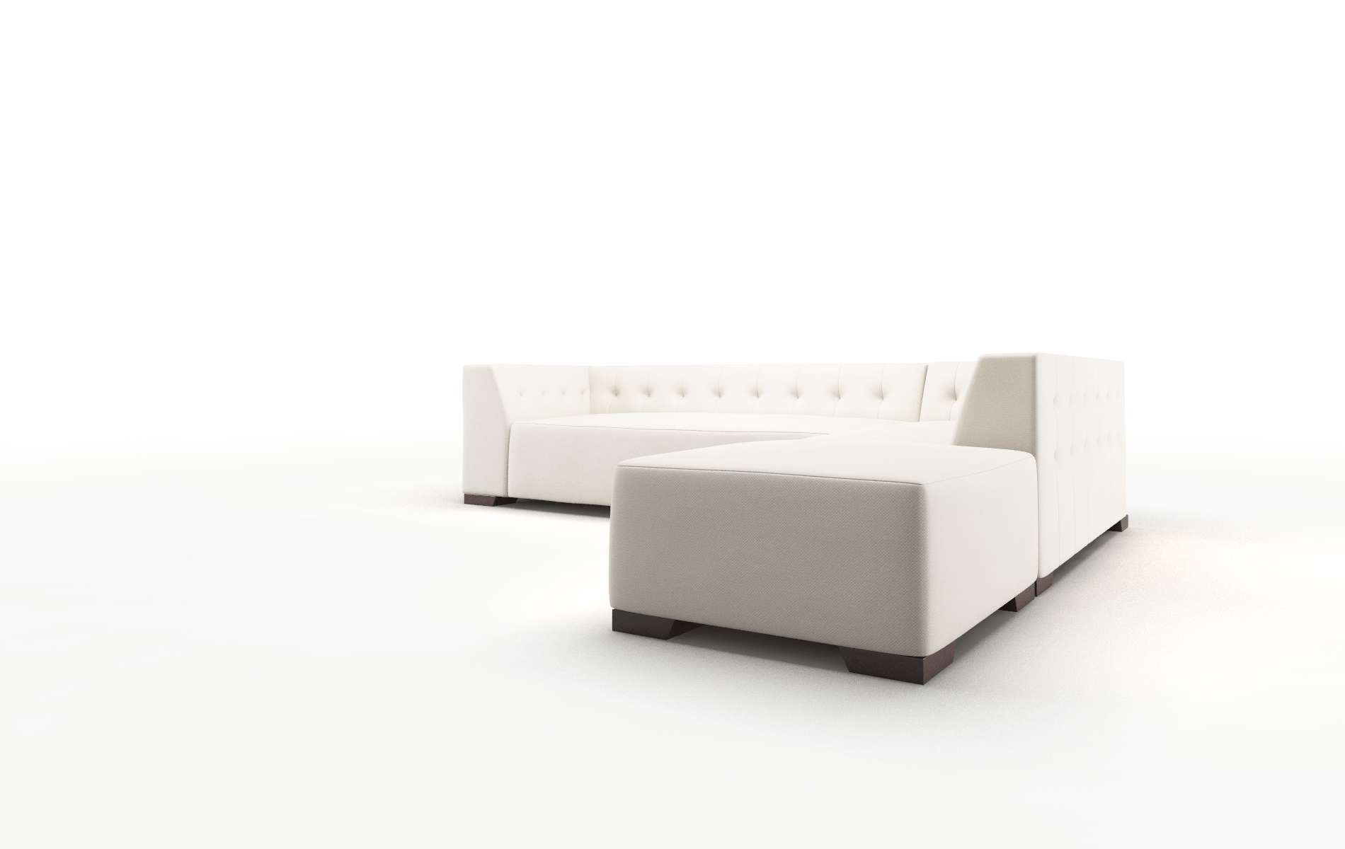 Palermo Malibu Linen Panel espresso legs 4