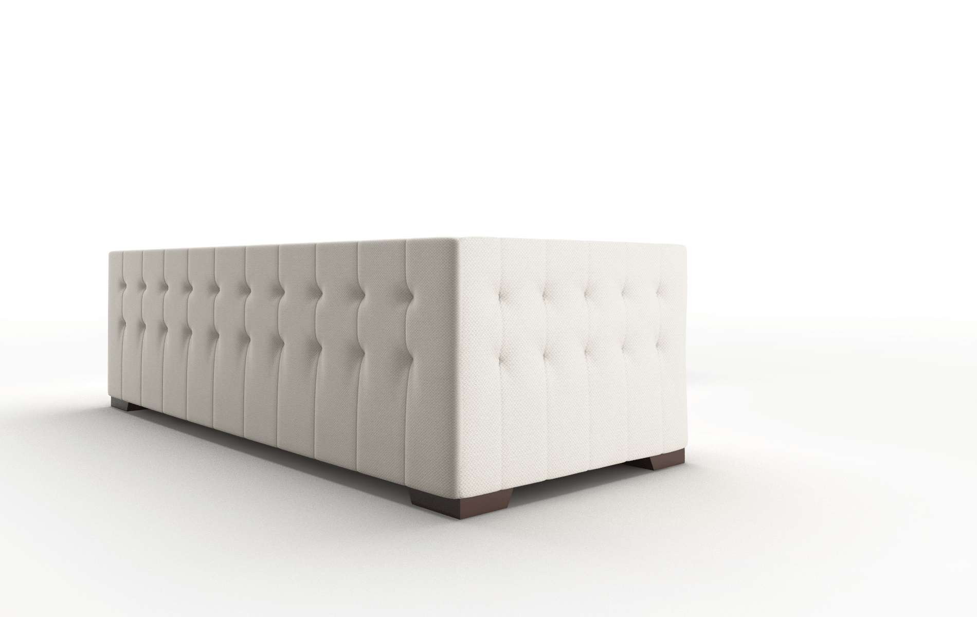 Palermo Malibu Linen Sectional espresso legs 3