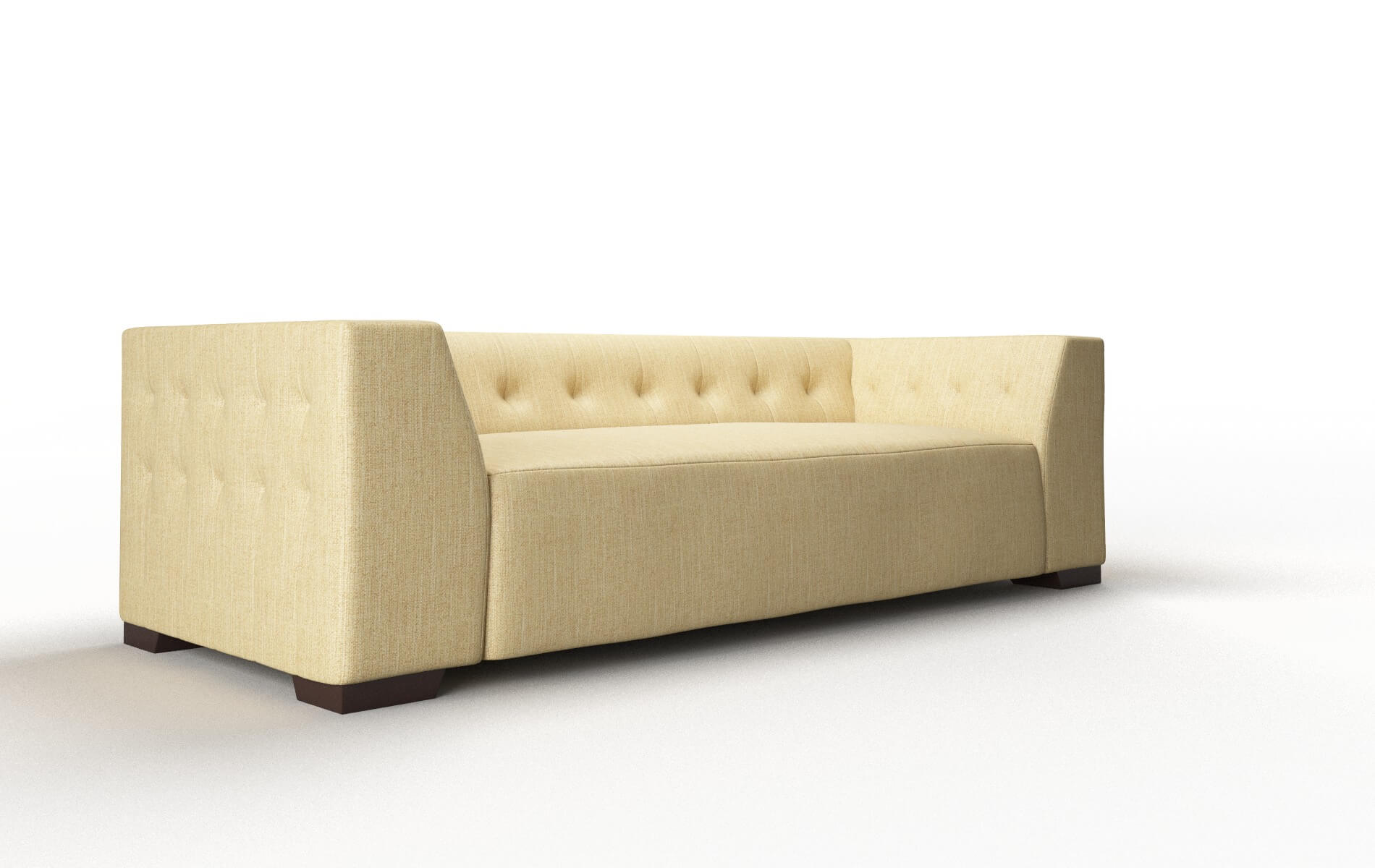 Palermo Malibu Maize Sofa espresso legs 2