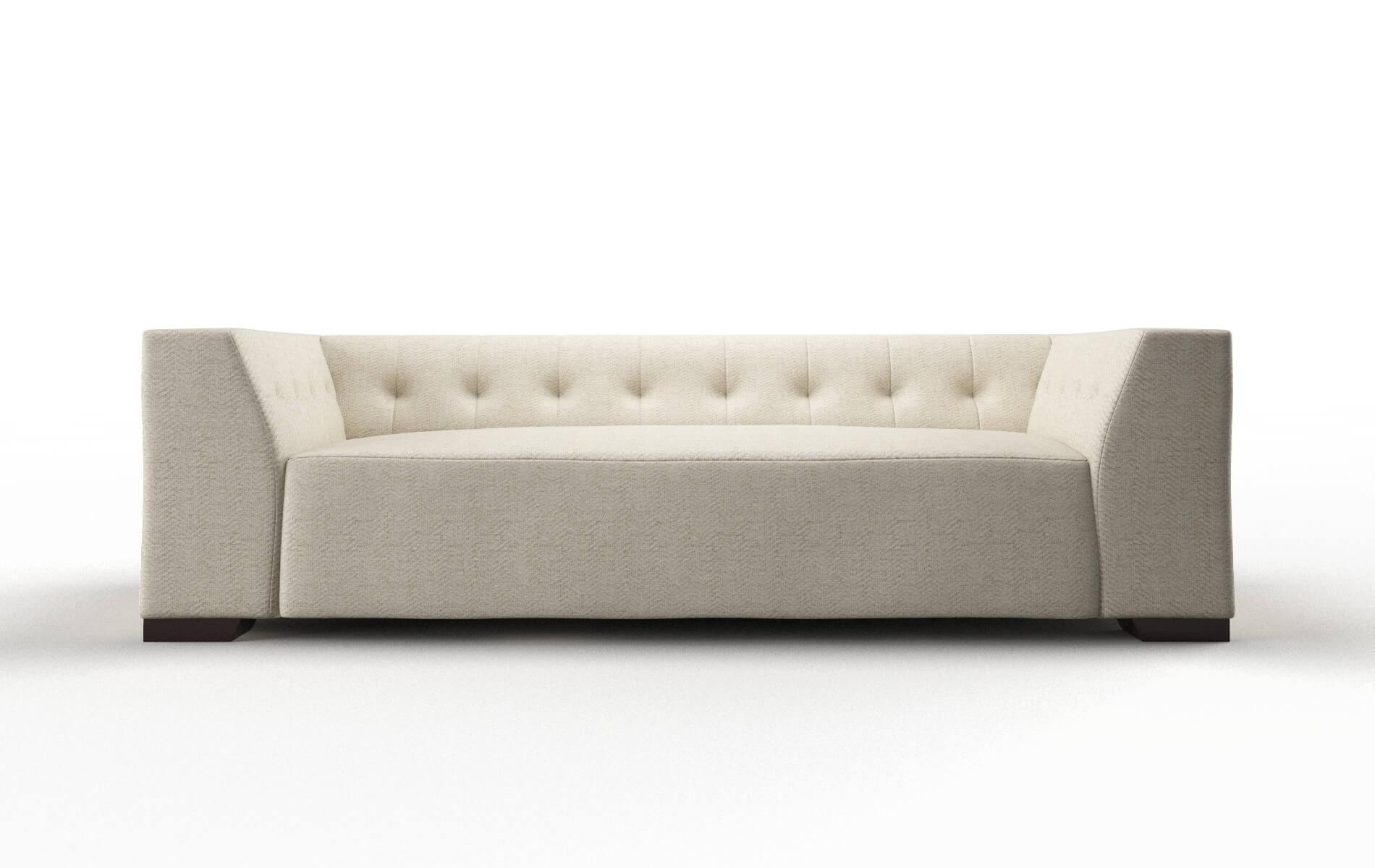 Palermo Malibu Sand Sofa espresso legs 1