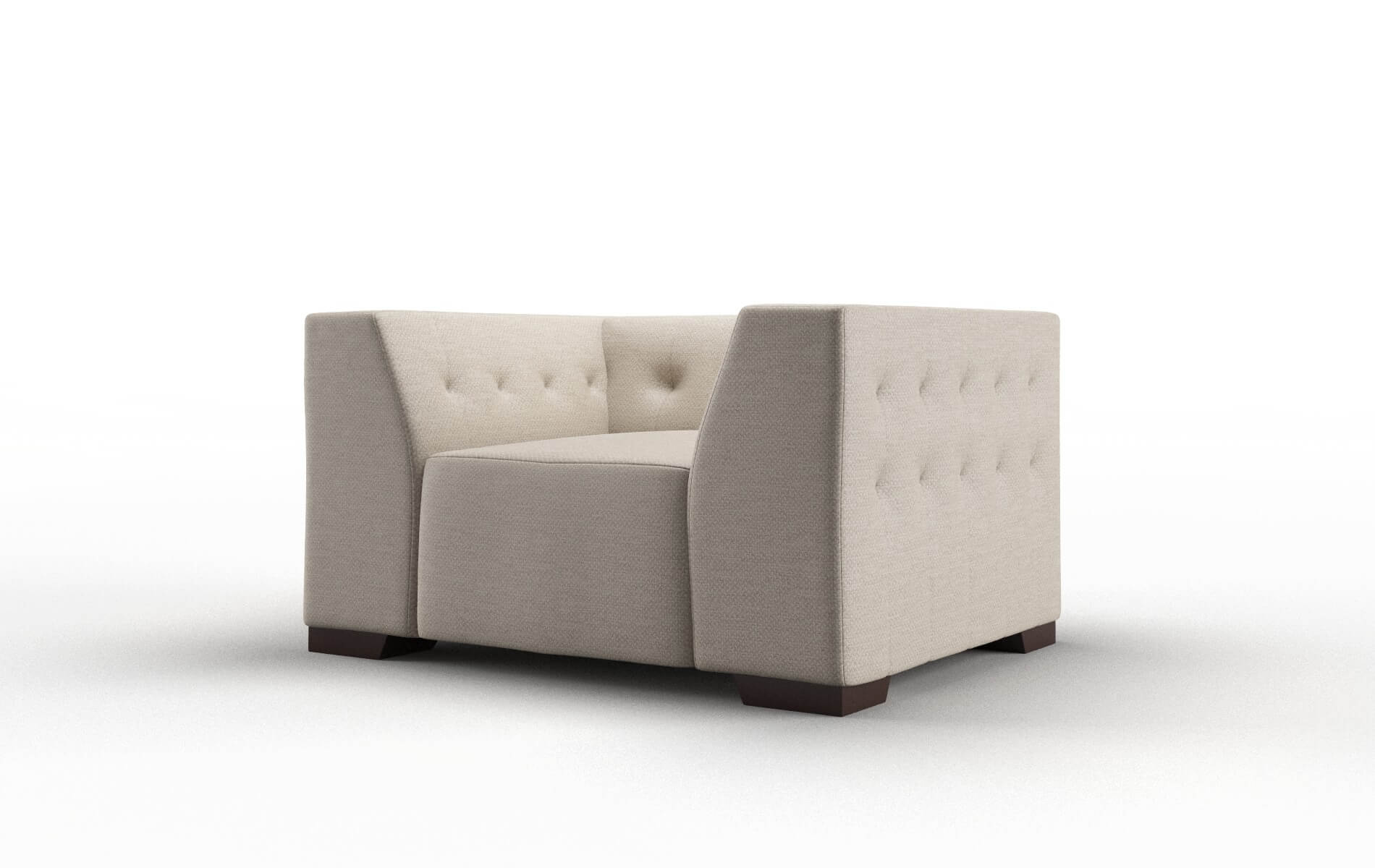 Palermo Naples Almond Chair espresso legs 4