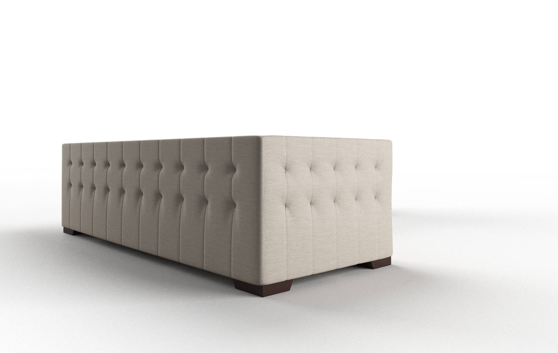 Palermo Naples Almond Sectional espresso legs 3