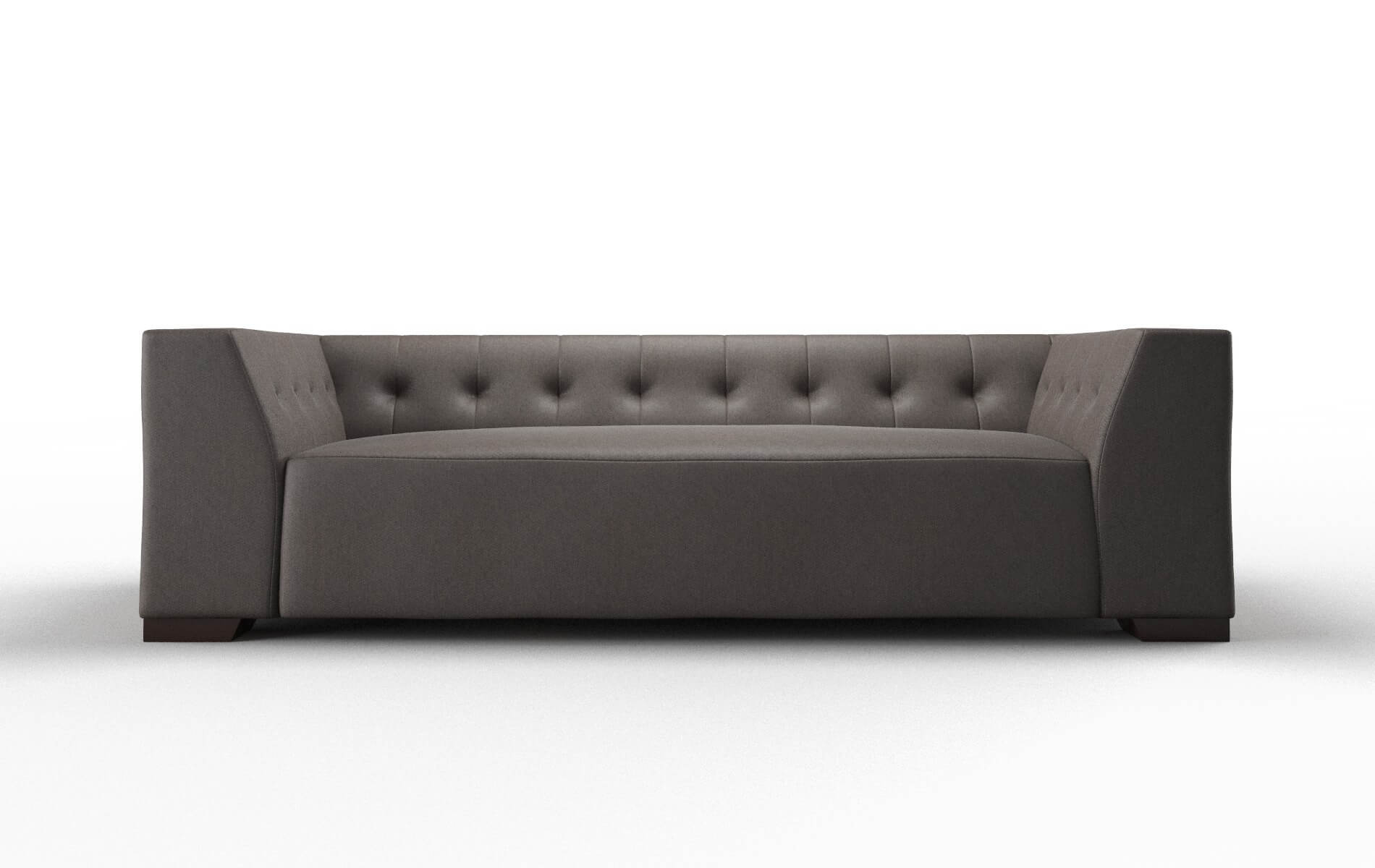 Palermo Naples graphite Sofa Espresso Legs  1