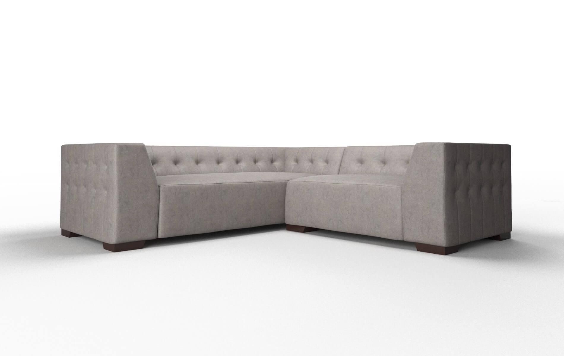 Palermo Noble Otter Sectional espresso legs 1