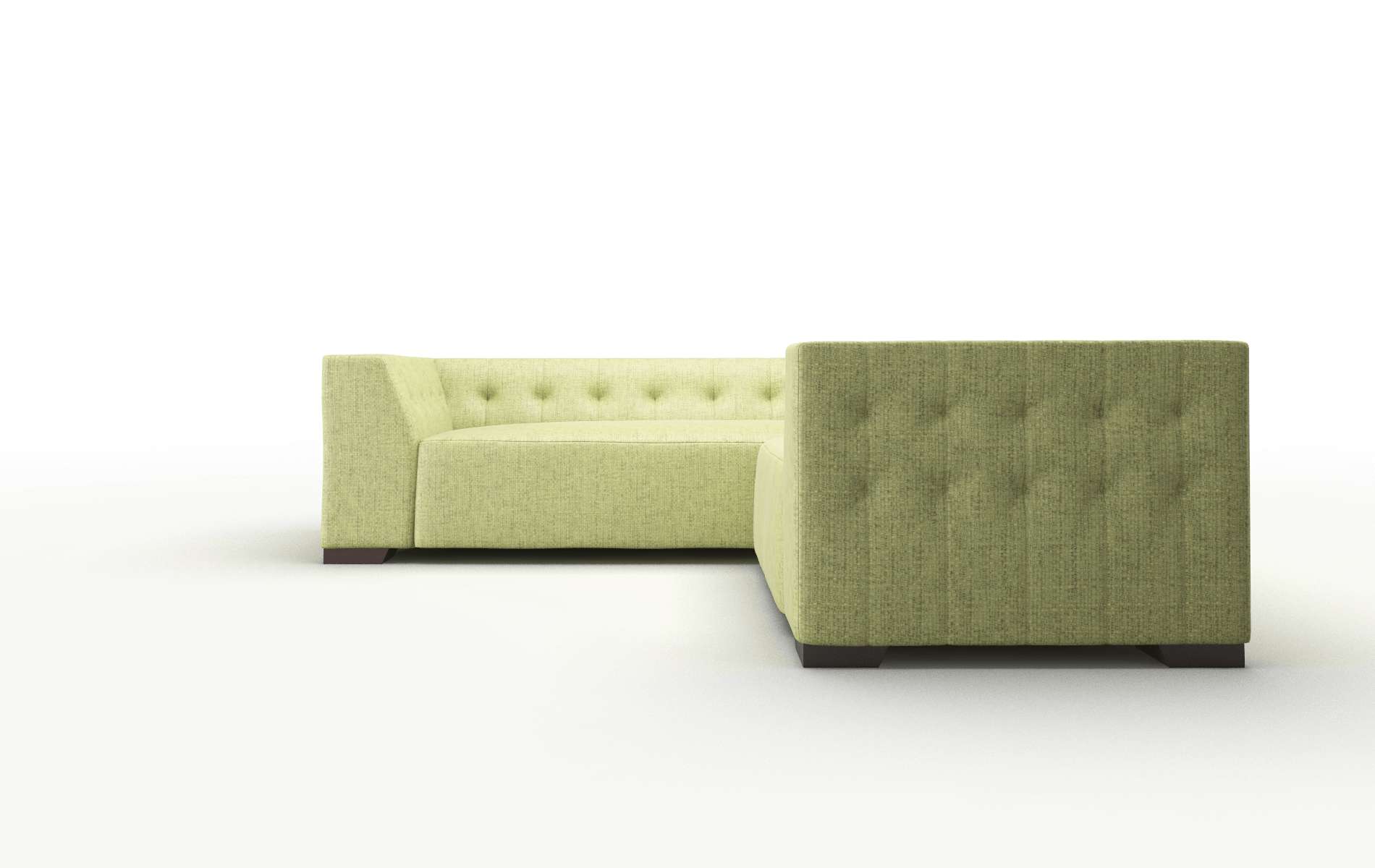 Palermo Notion Appletini Sectional espresso legs 5