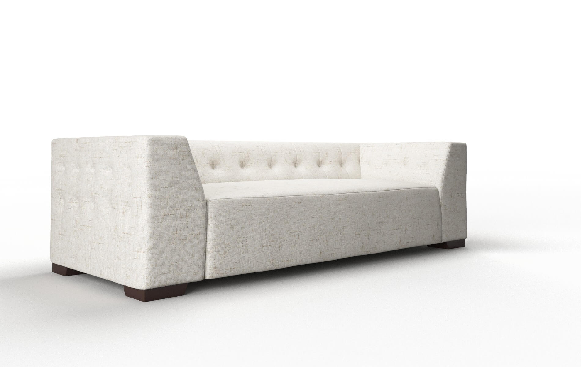 Palermo Oceanside Natural Sofa espresso legs 2