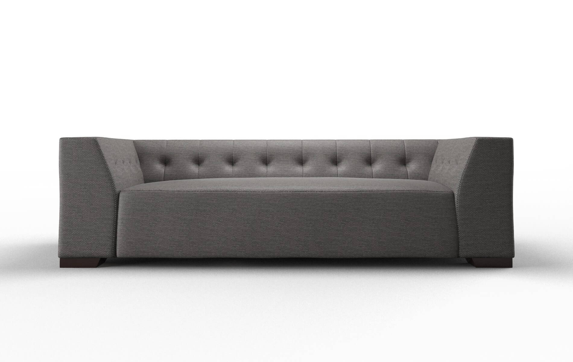 Palermo Oscar Charcoal Sofa espresso legs 1